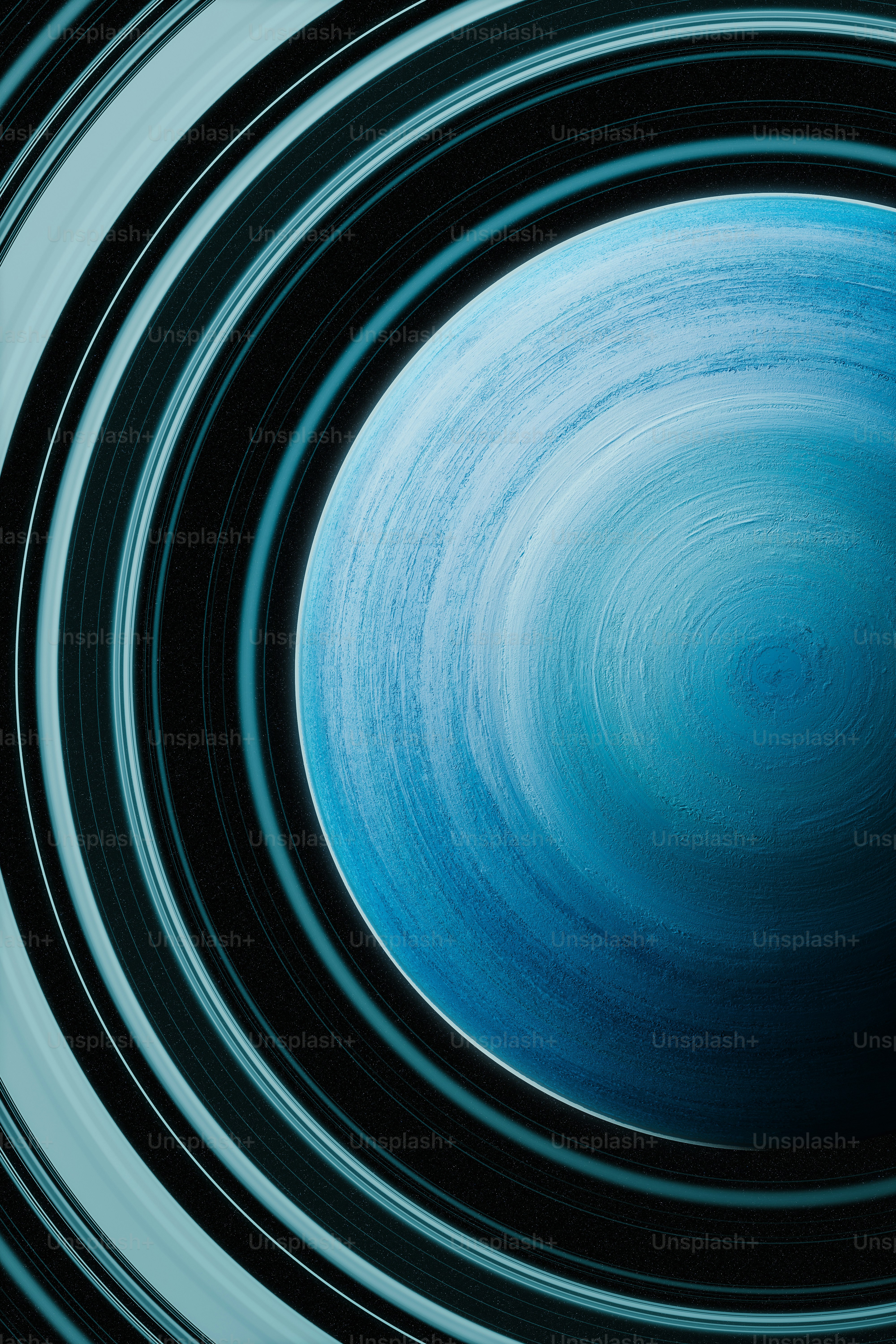 a picture of a blue and white swirl