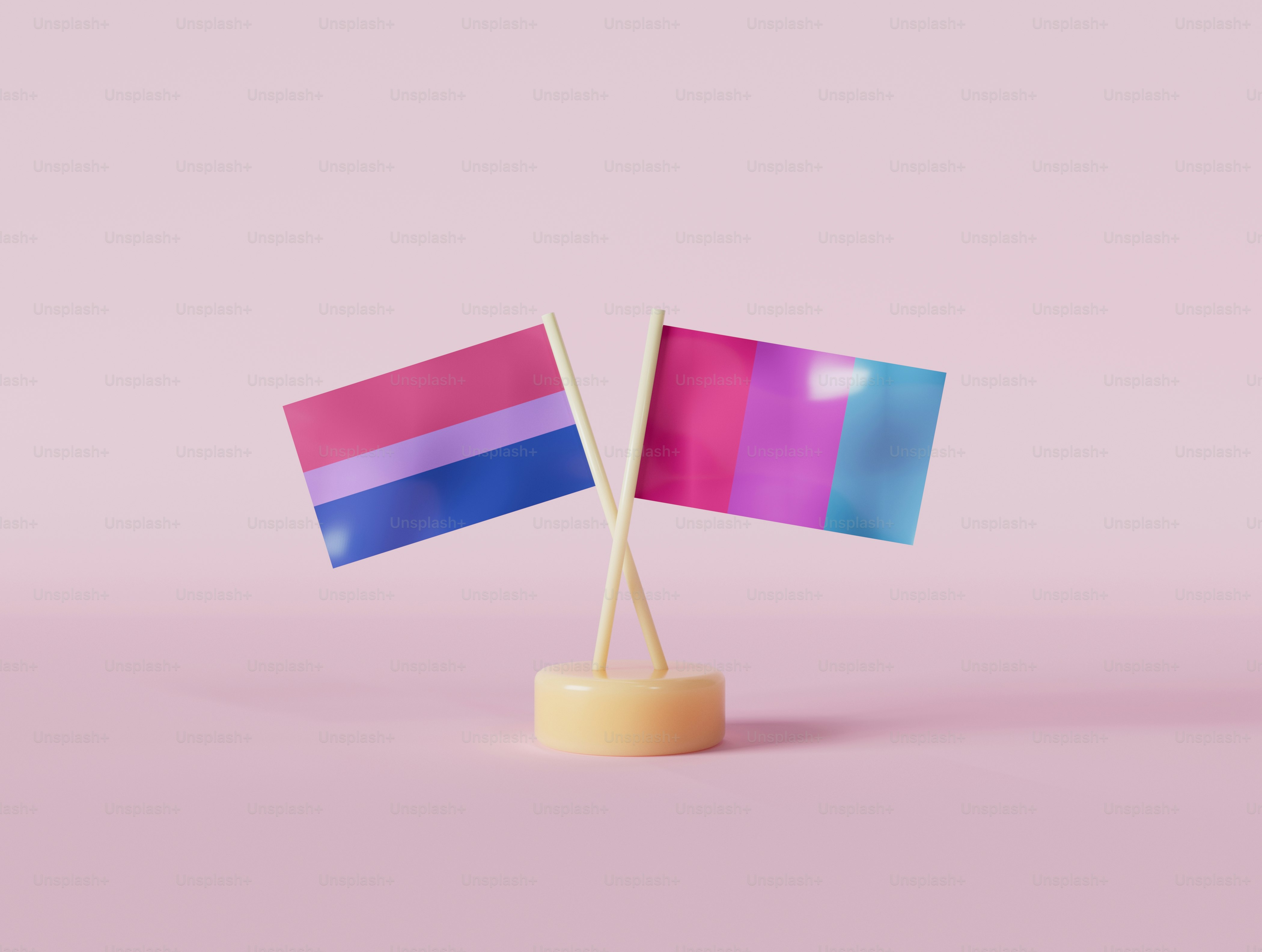 bisexual pride flag