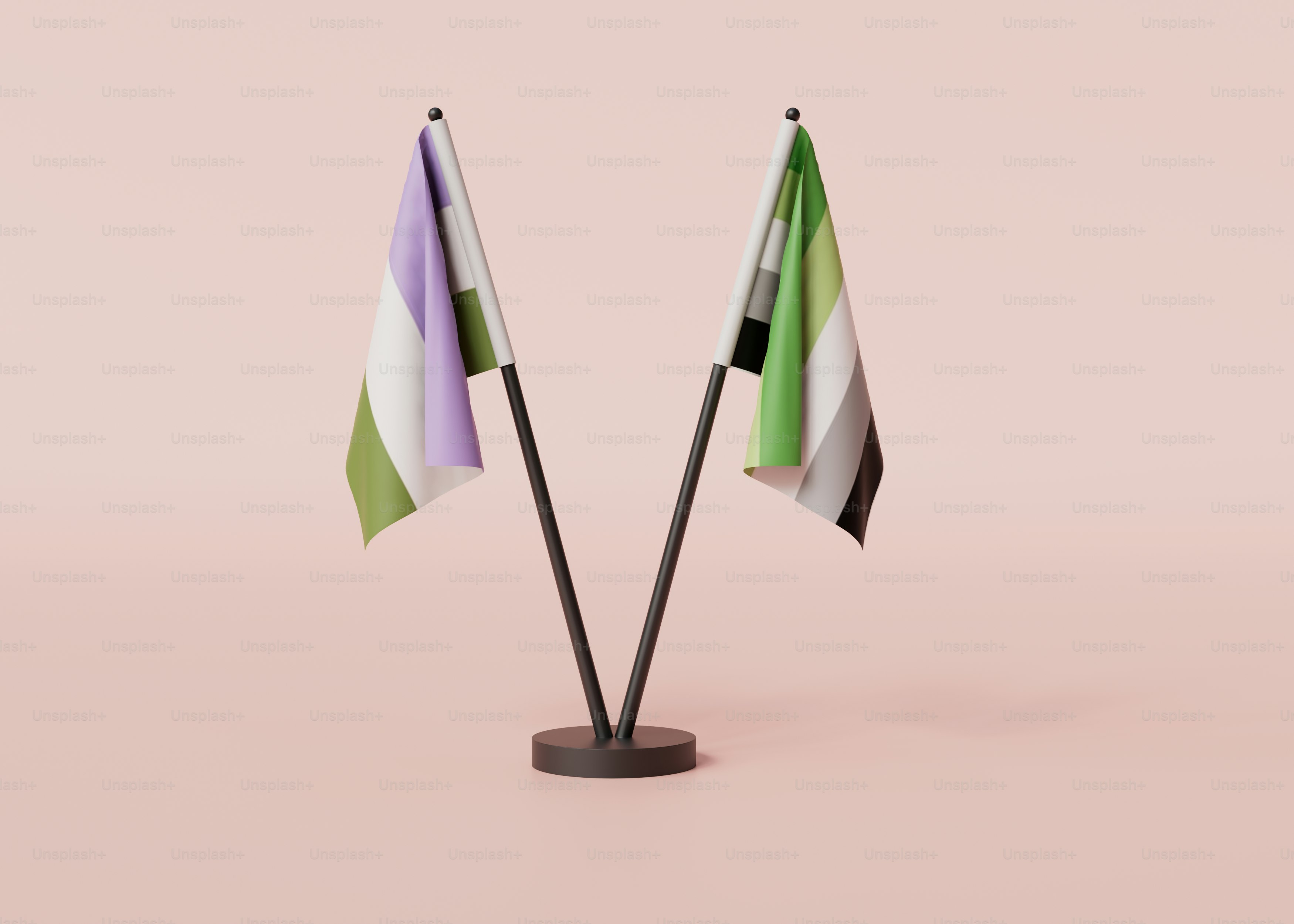 A couple of flags that are on a stand photo – Flag Image on Unsplash