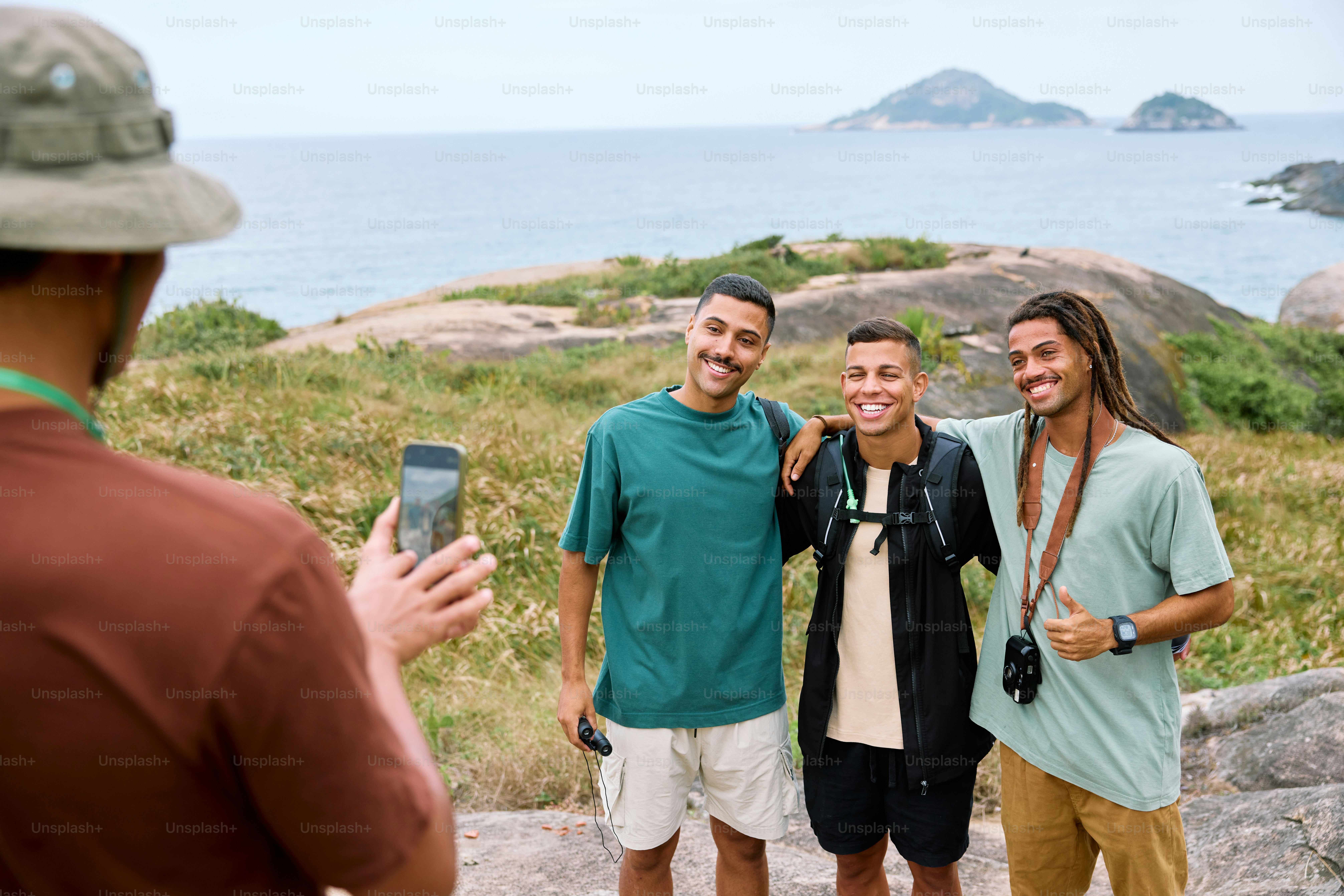 a group of men standing next to each other