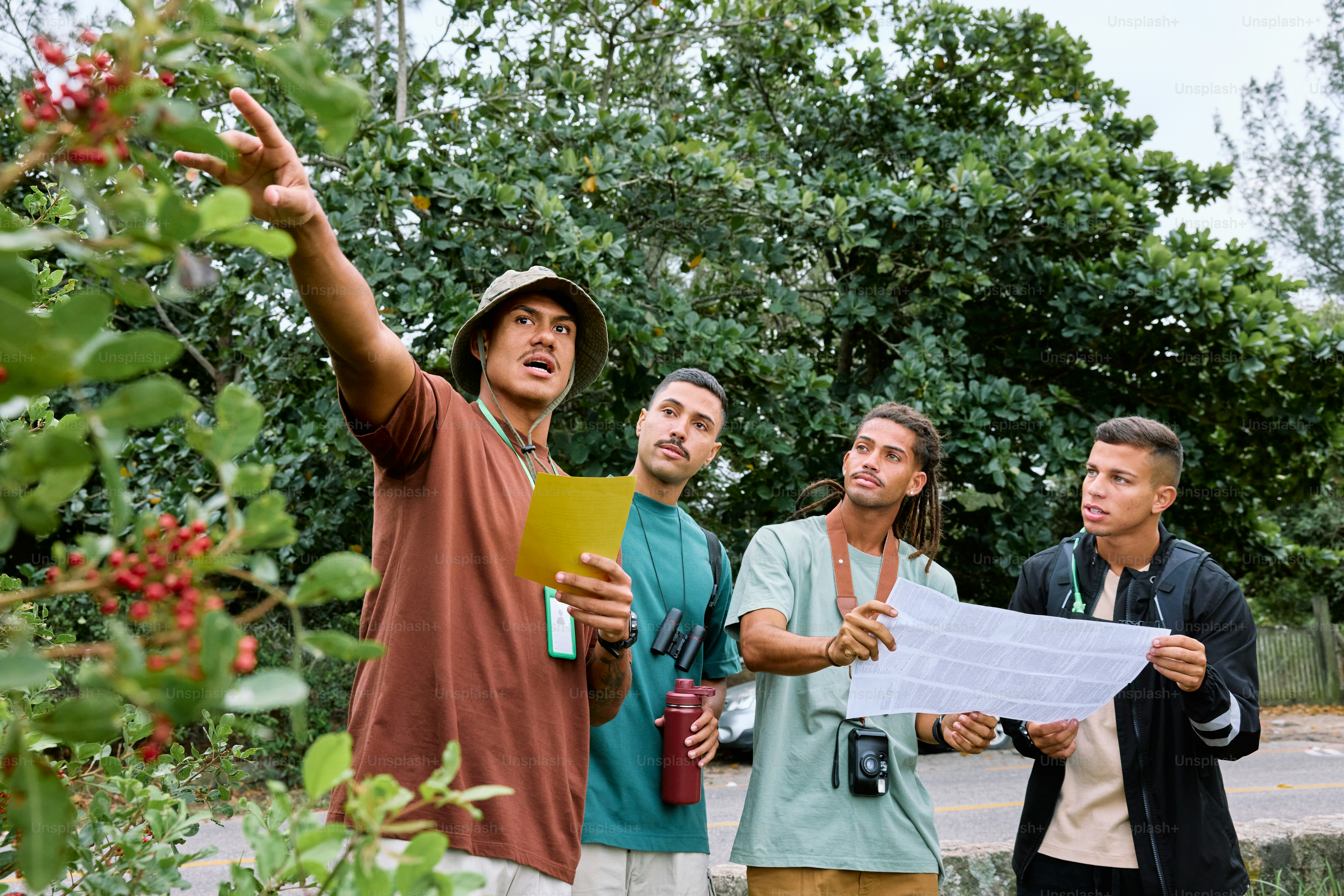 a group of young men standing next to each other