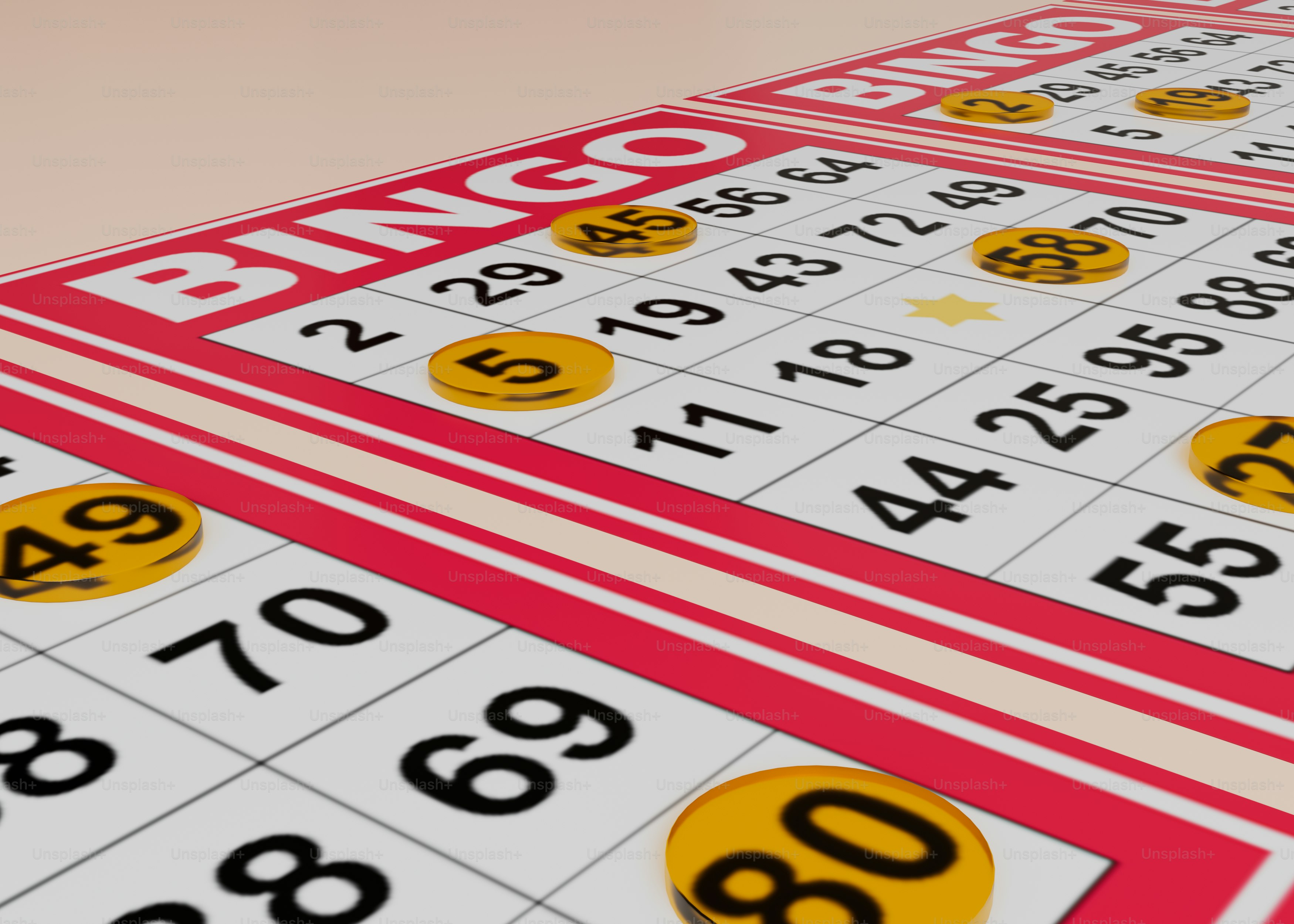 a close up of a lottoons on a table