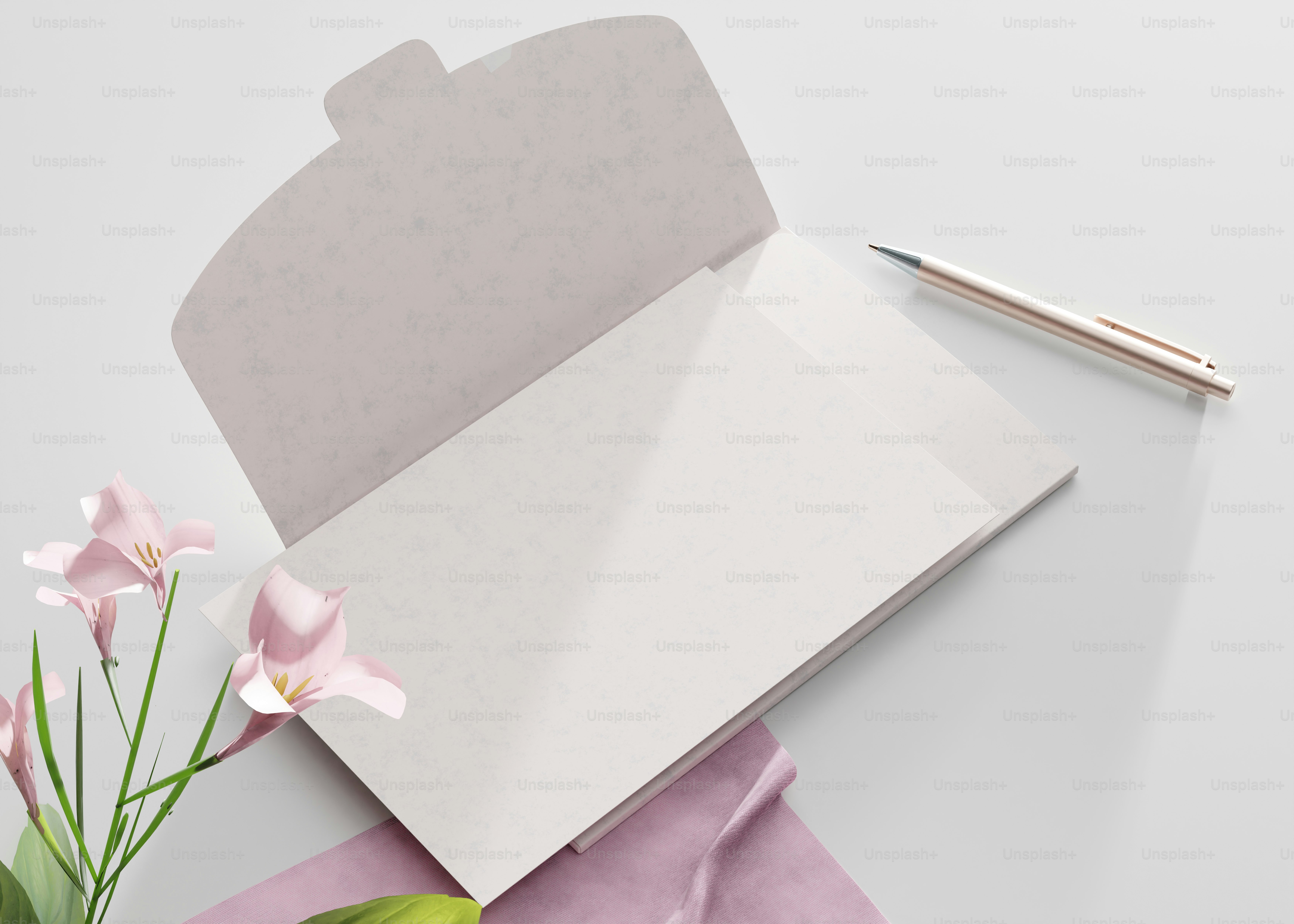 a piece of paper with a pen on top of it