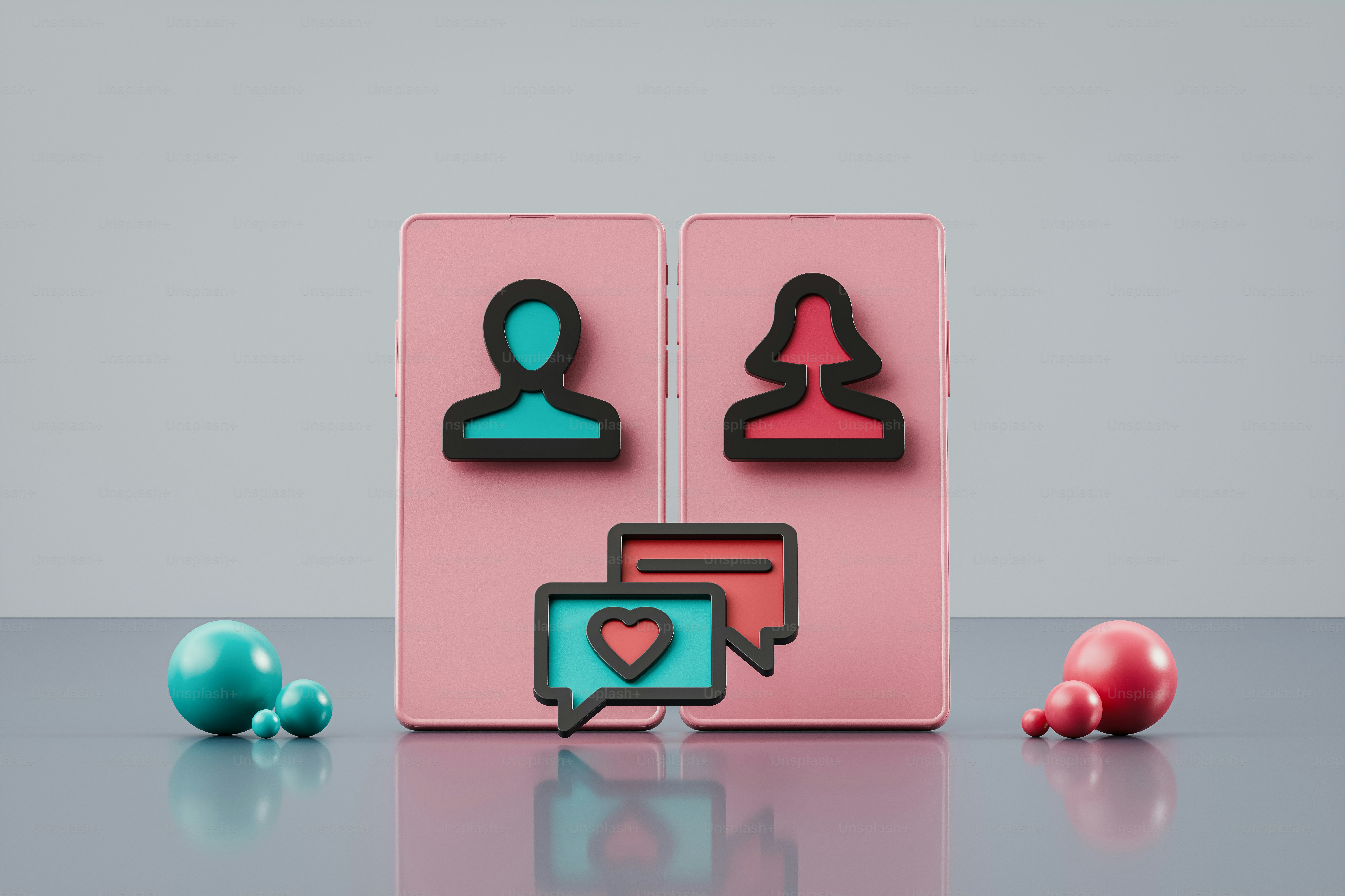 a couple of magnets sitting on top of a table