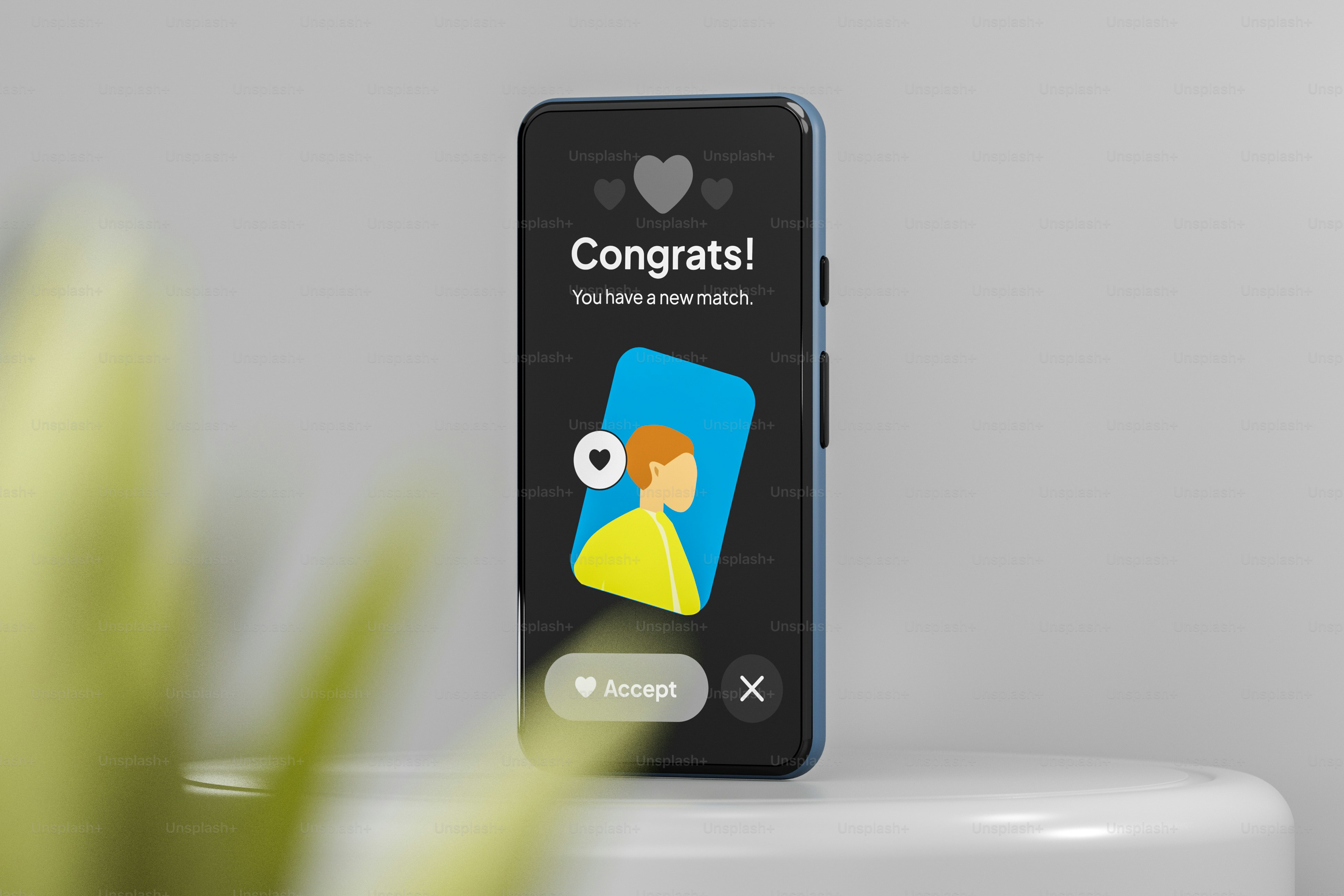 A smart phone sitting on top of a white toilet