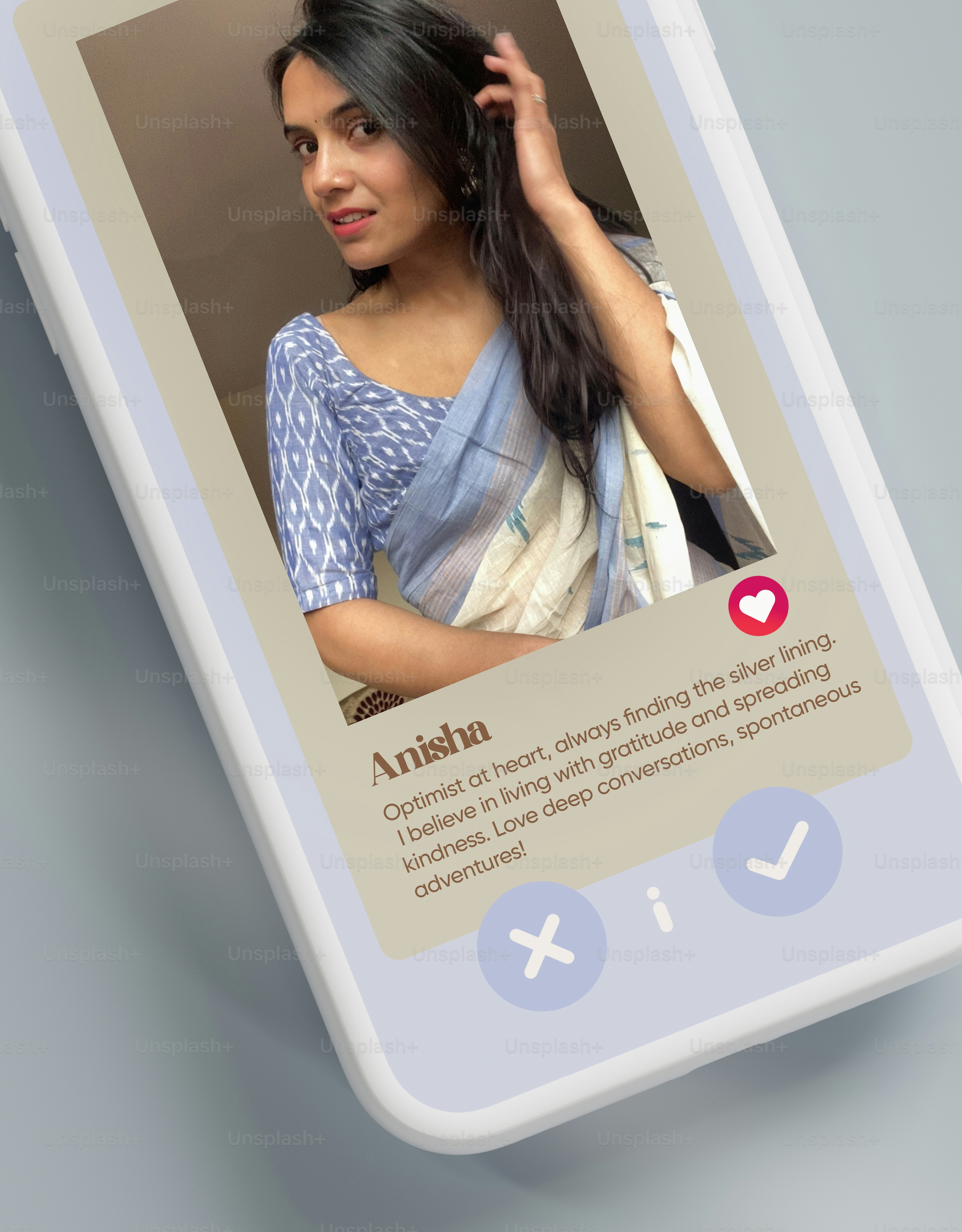 A cell phone with a picture of a woman on it