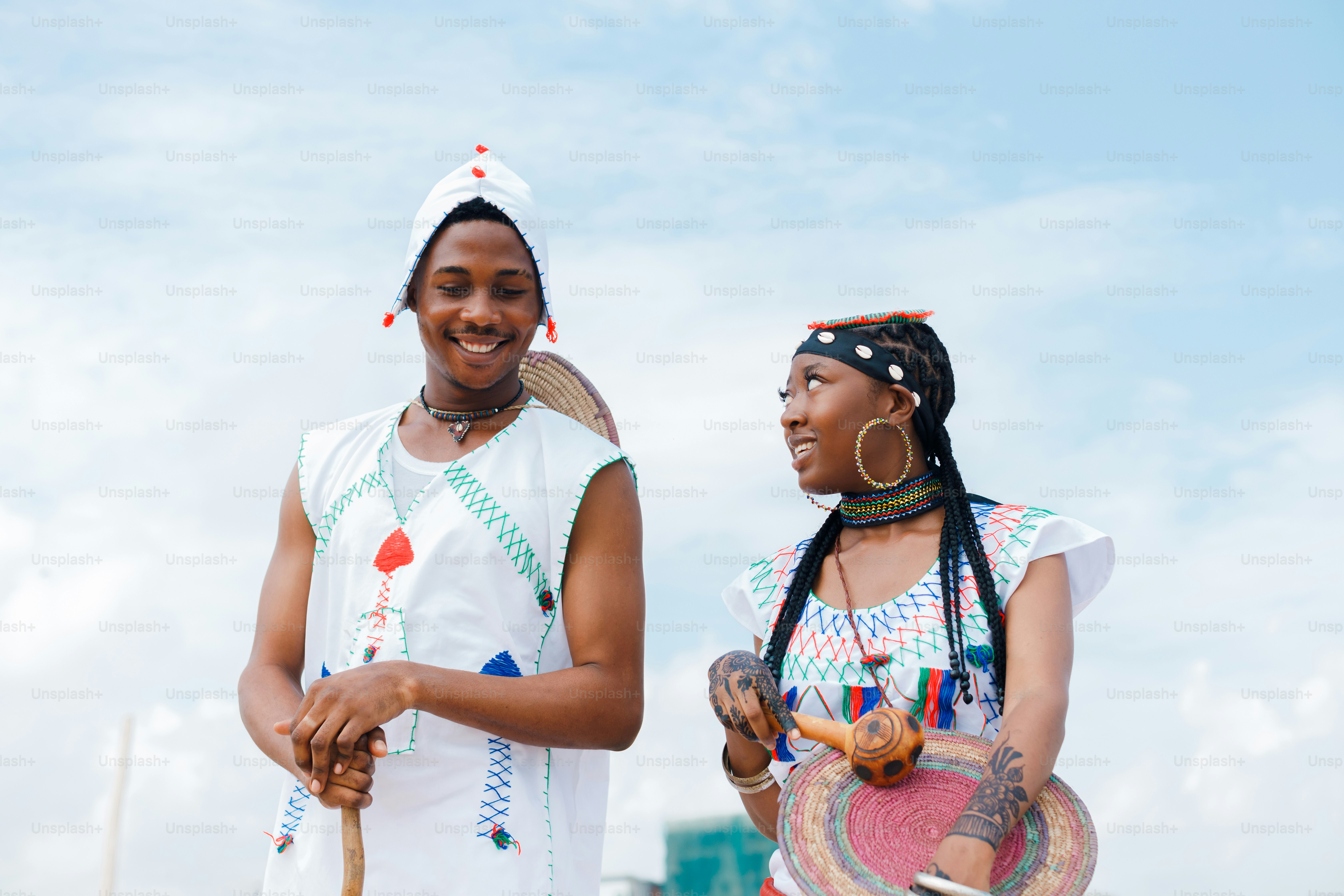 A couple of women standing next to each other