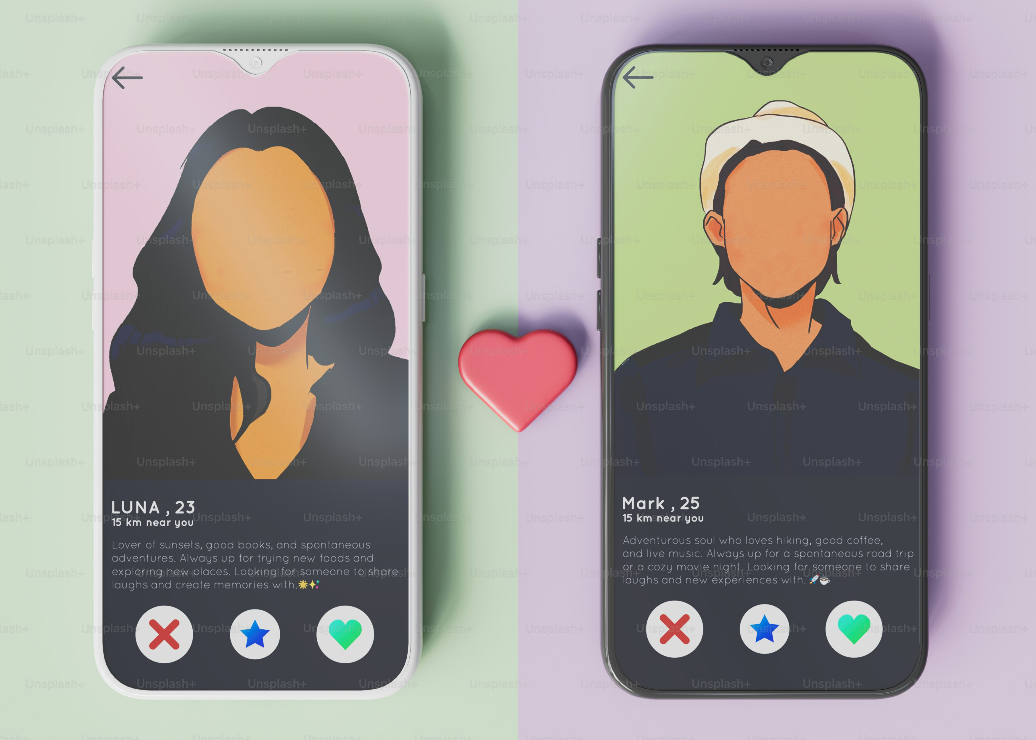 A couple of cell phones sitting next to each other