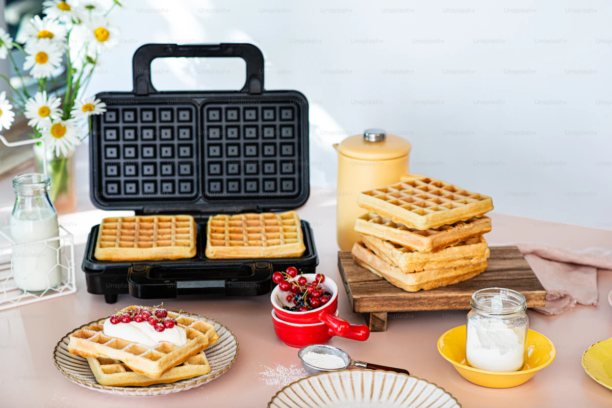 Mini waffle maker for travel