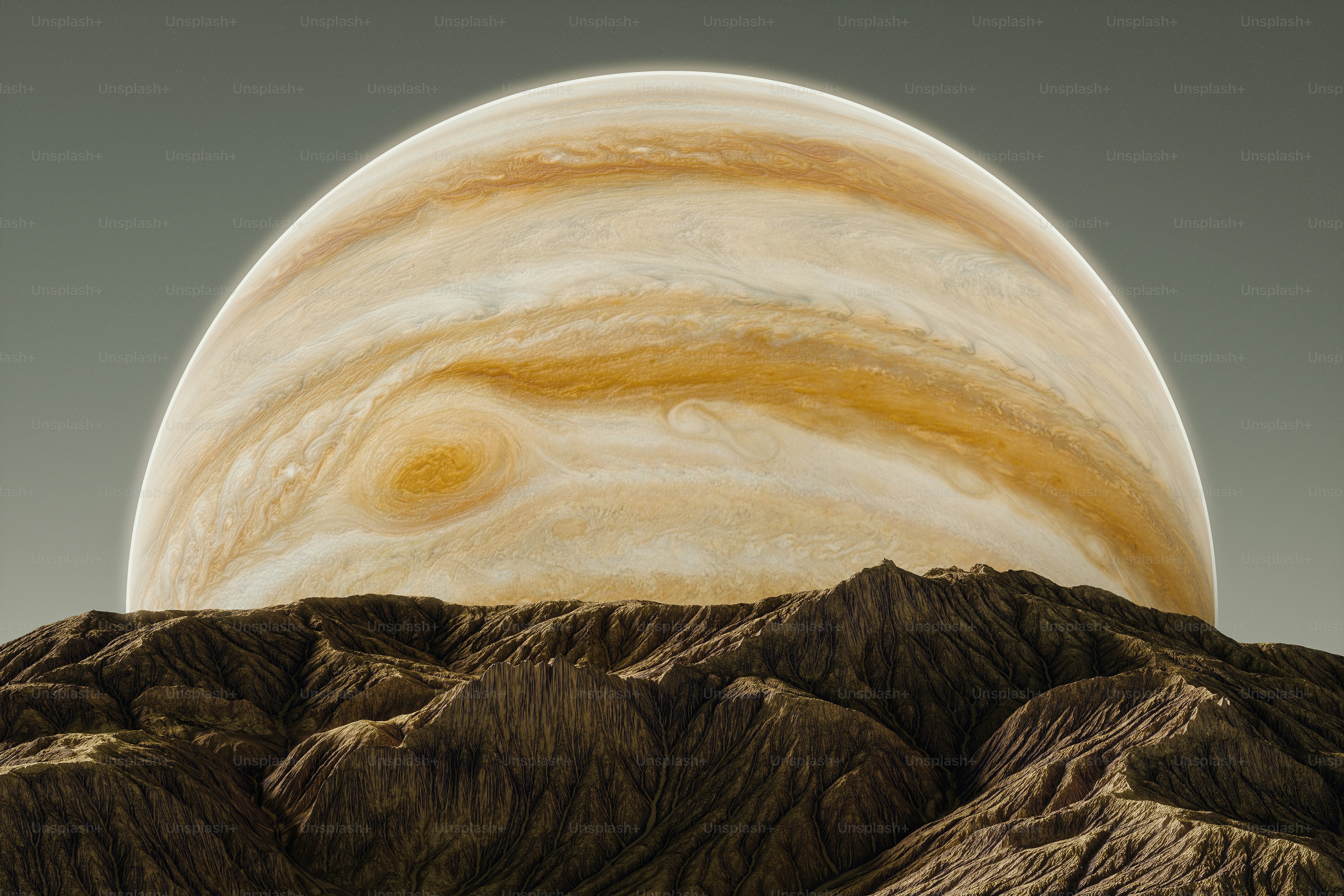 Une image d’une planète dans le ciel