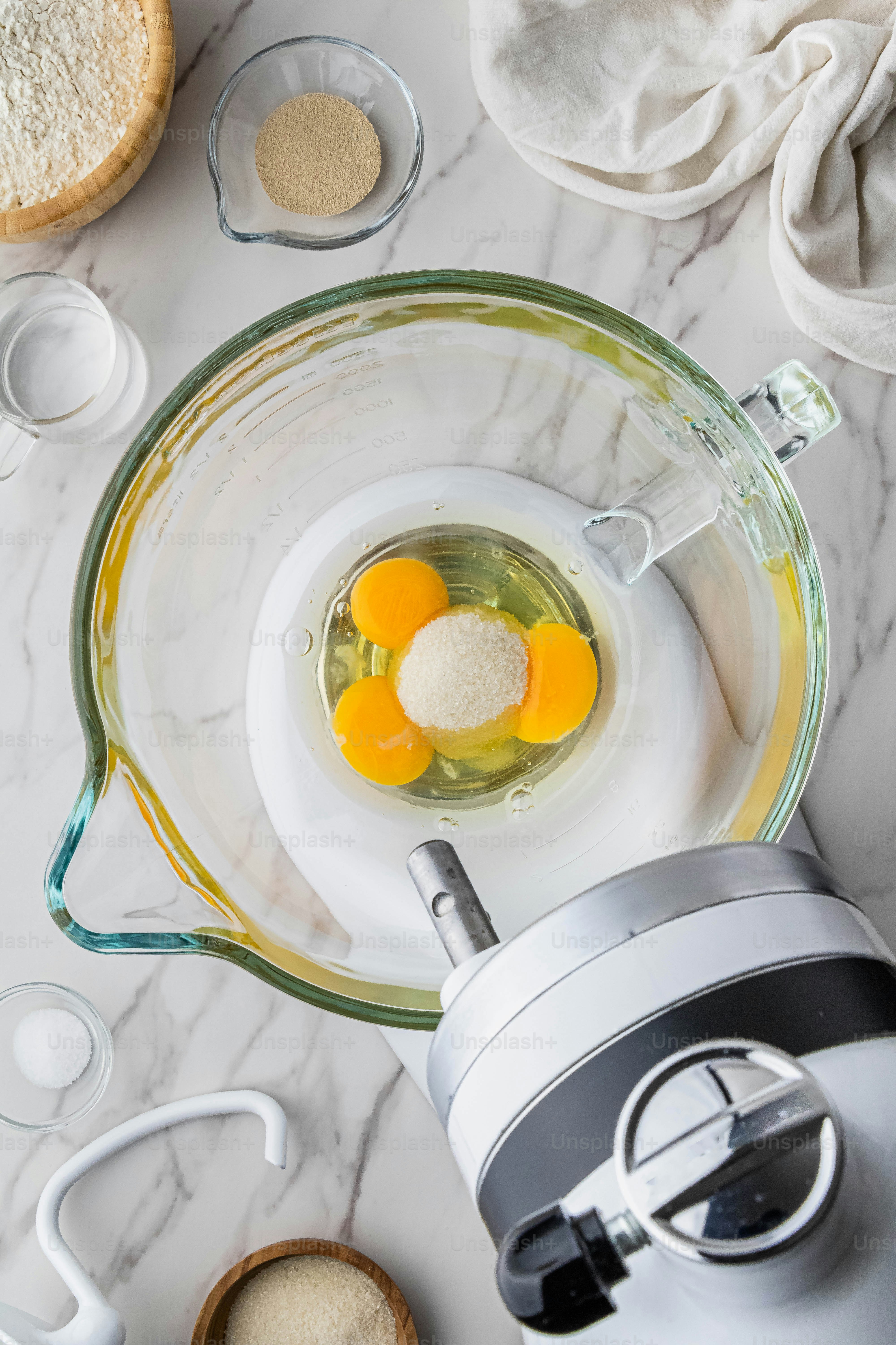 A blender filled with ingredients on top of a counter