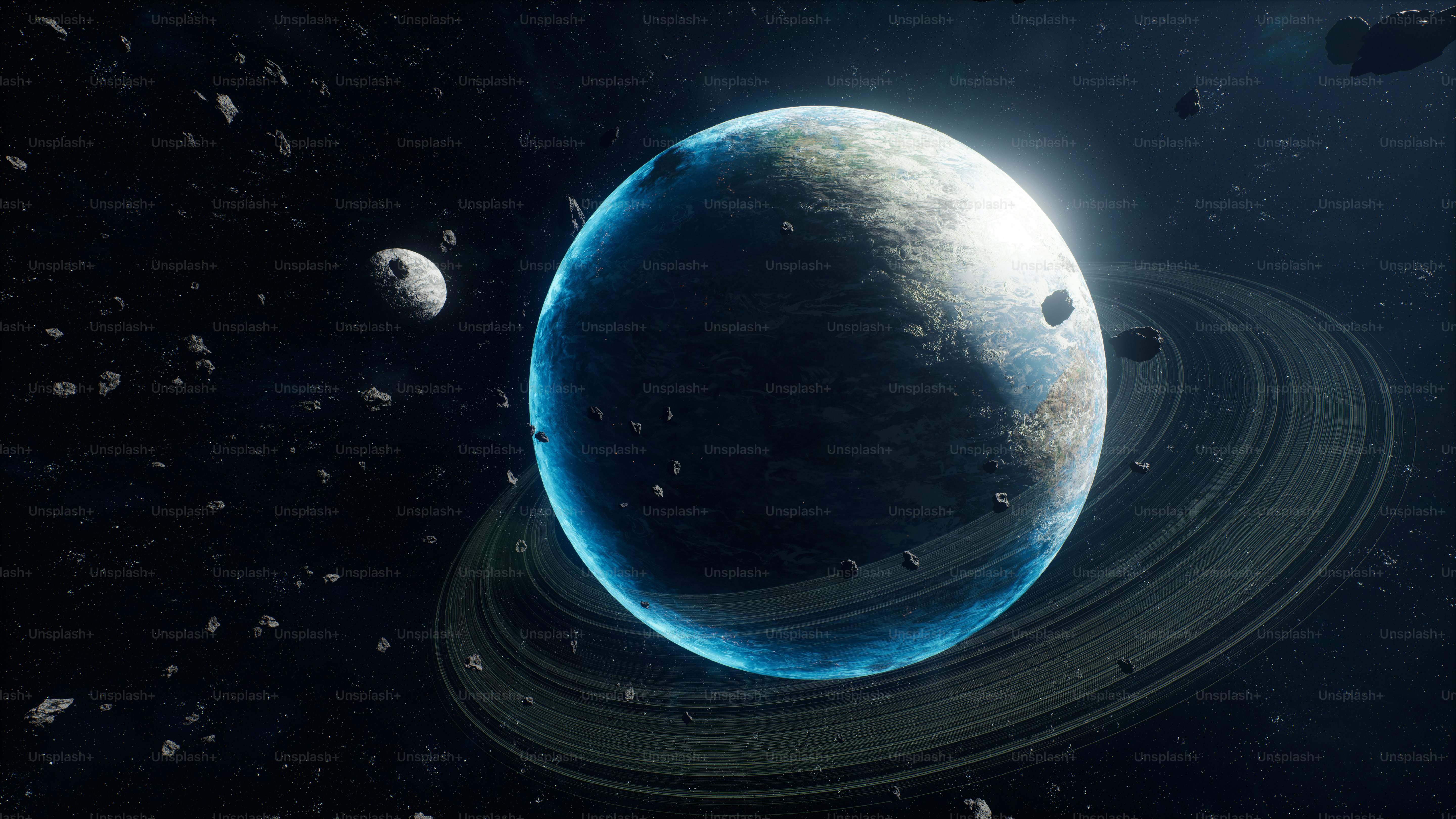 An artist's rendering of a planet in space photo – Render Image on Unsplash