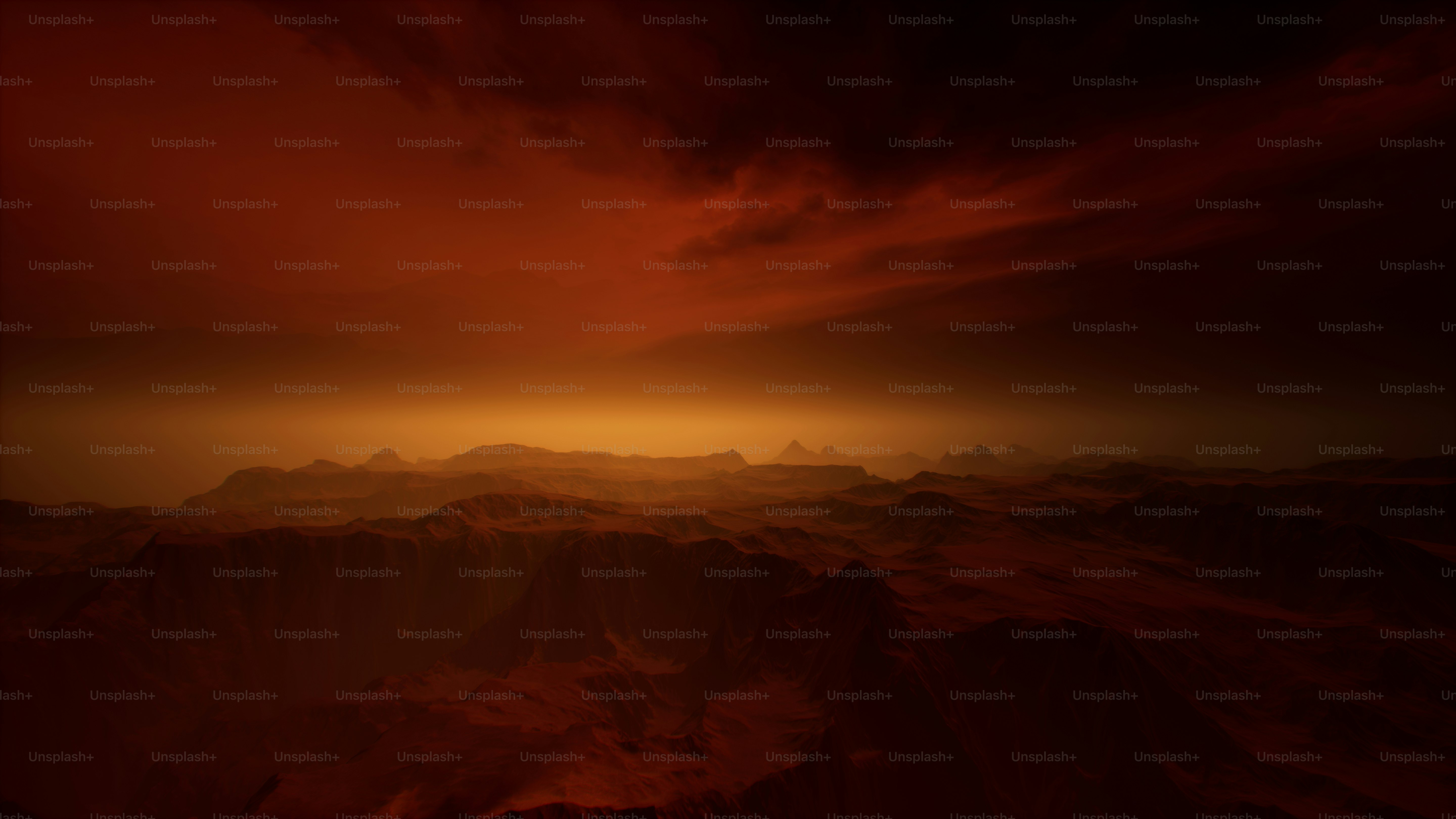 A picture of a sunset taken from a plane