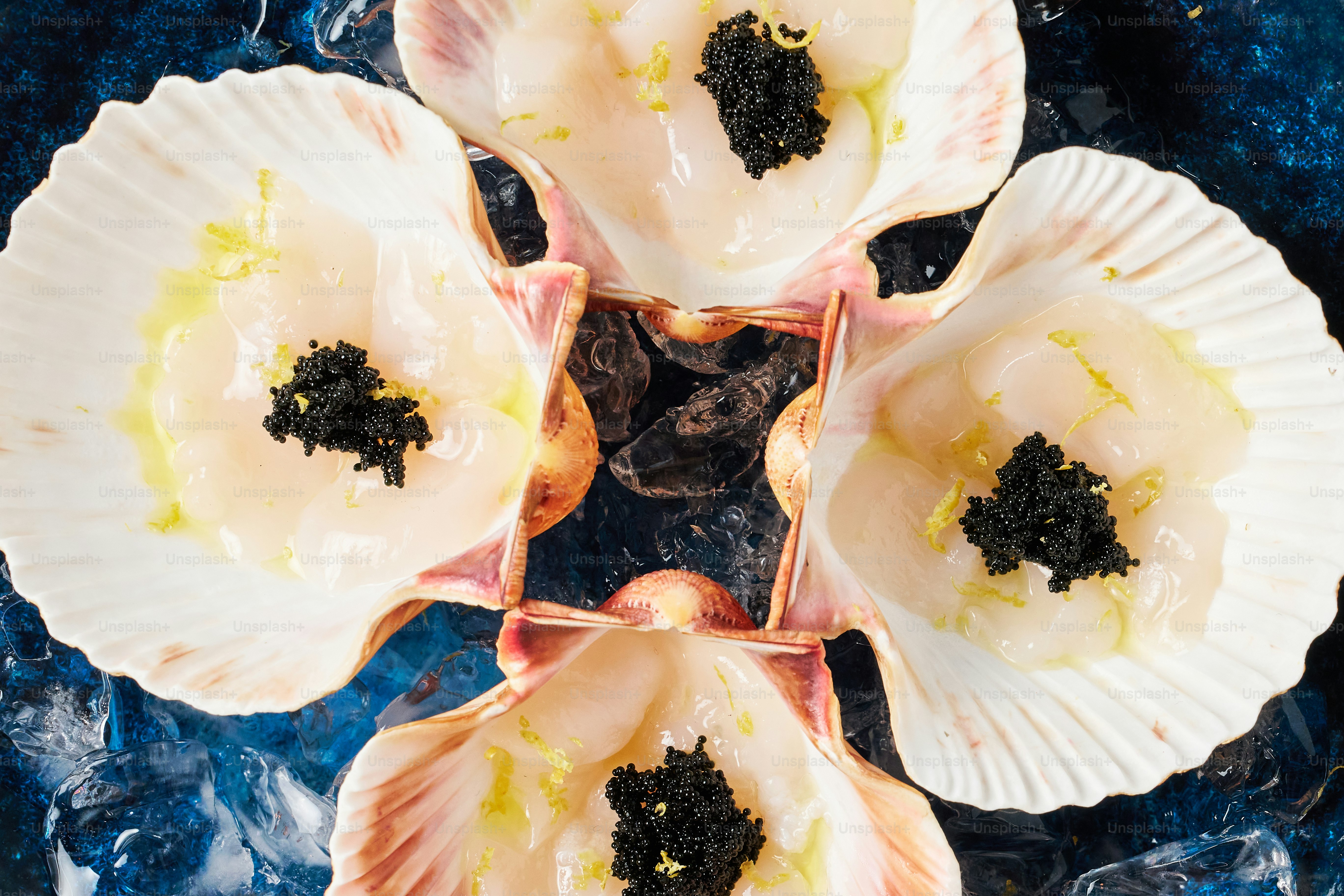 A close up of a bunch of food on a plate