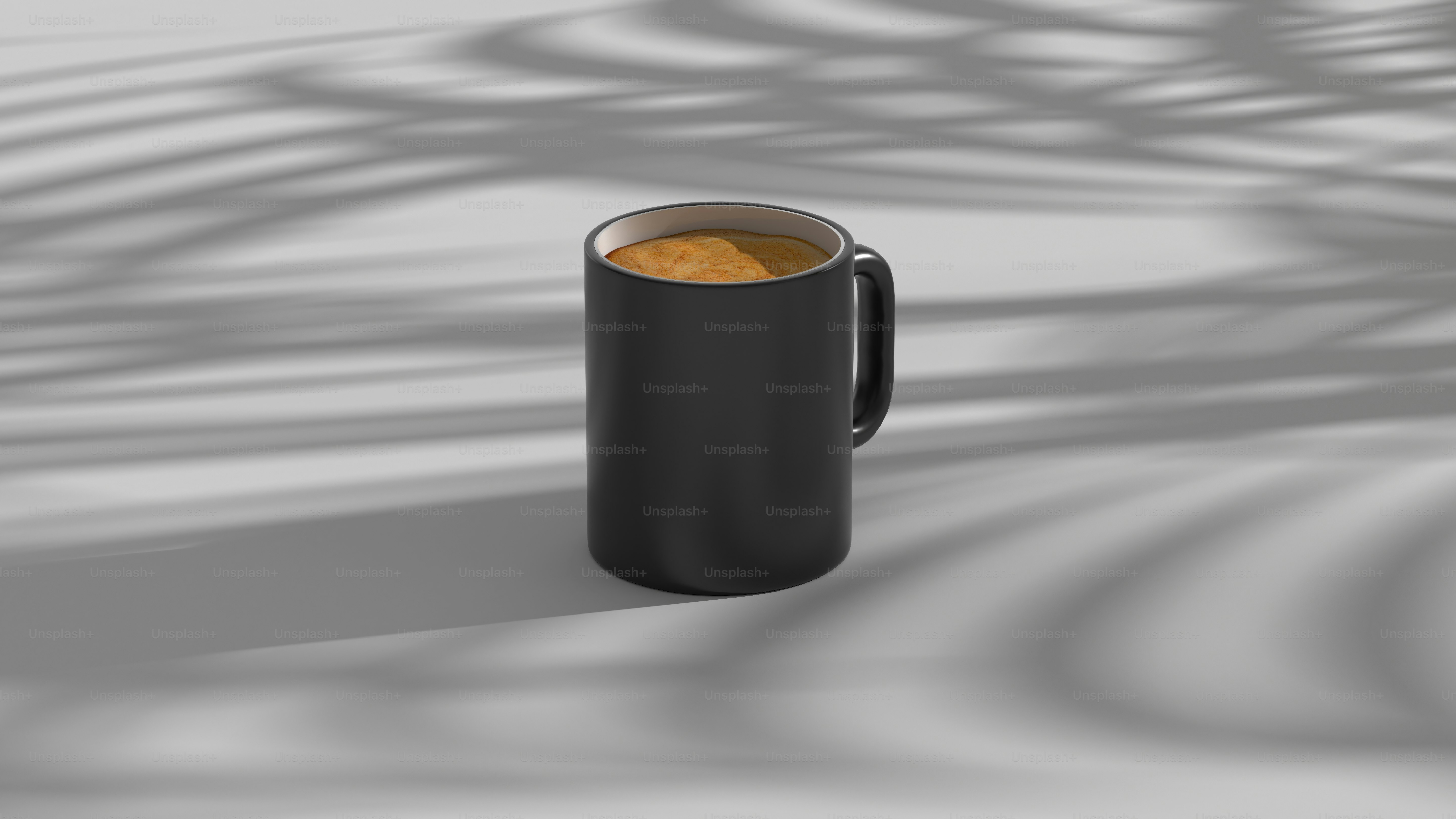 A cup of coffee sitting on top of a table