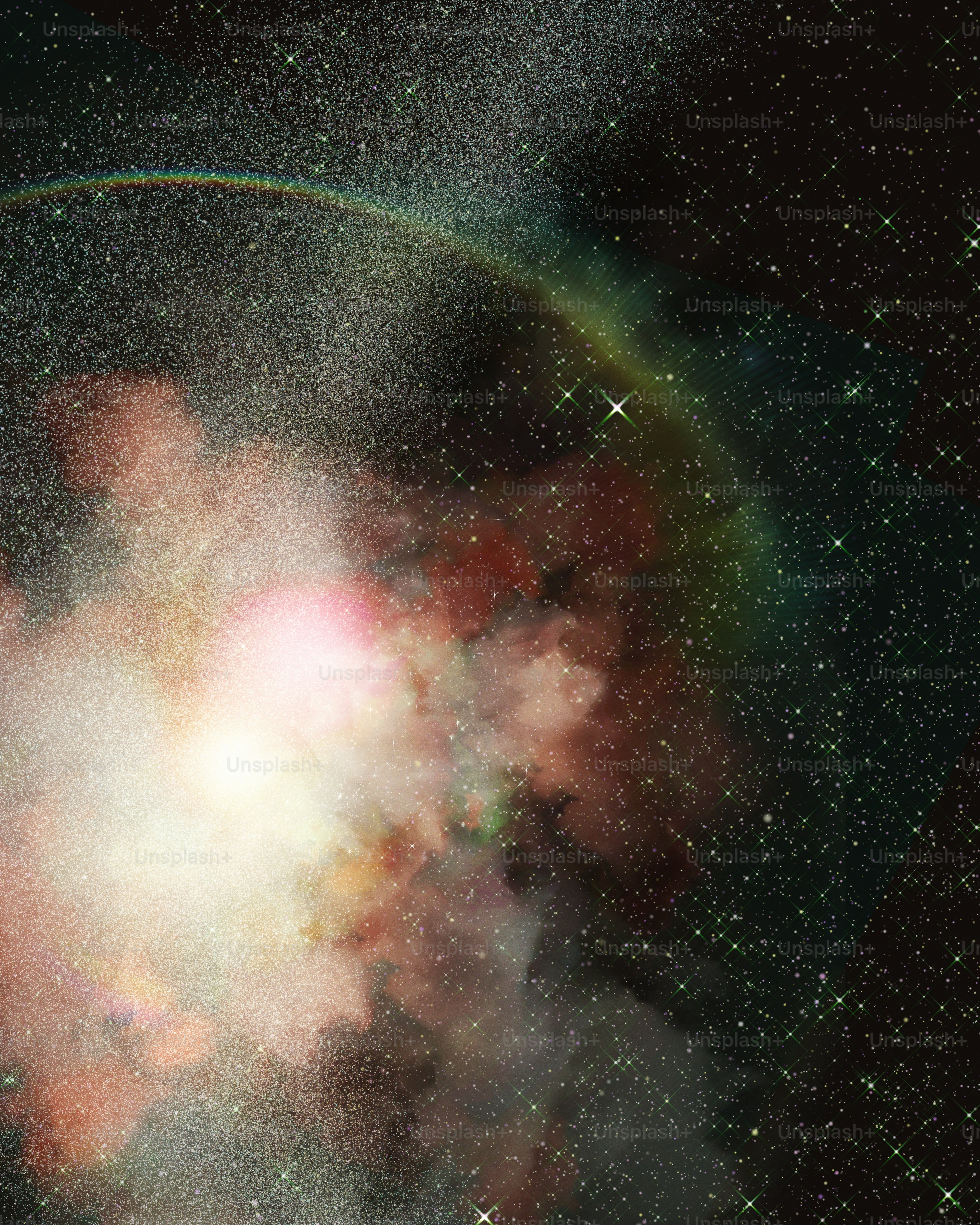 An image of a star in the sky