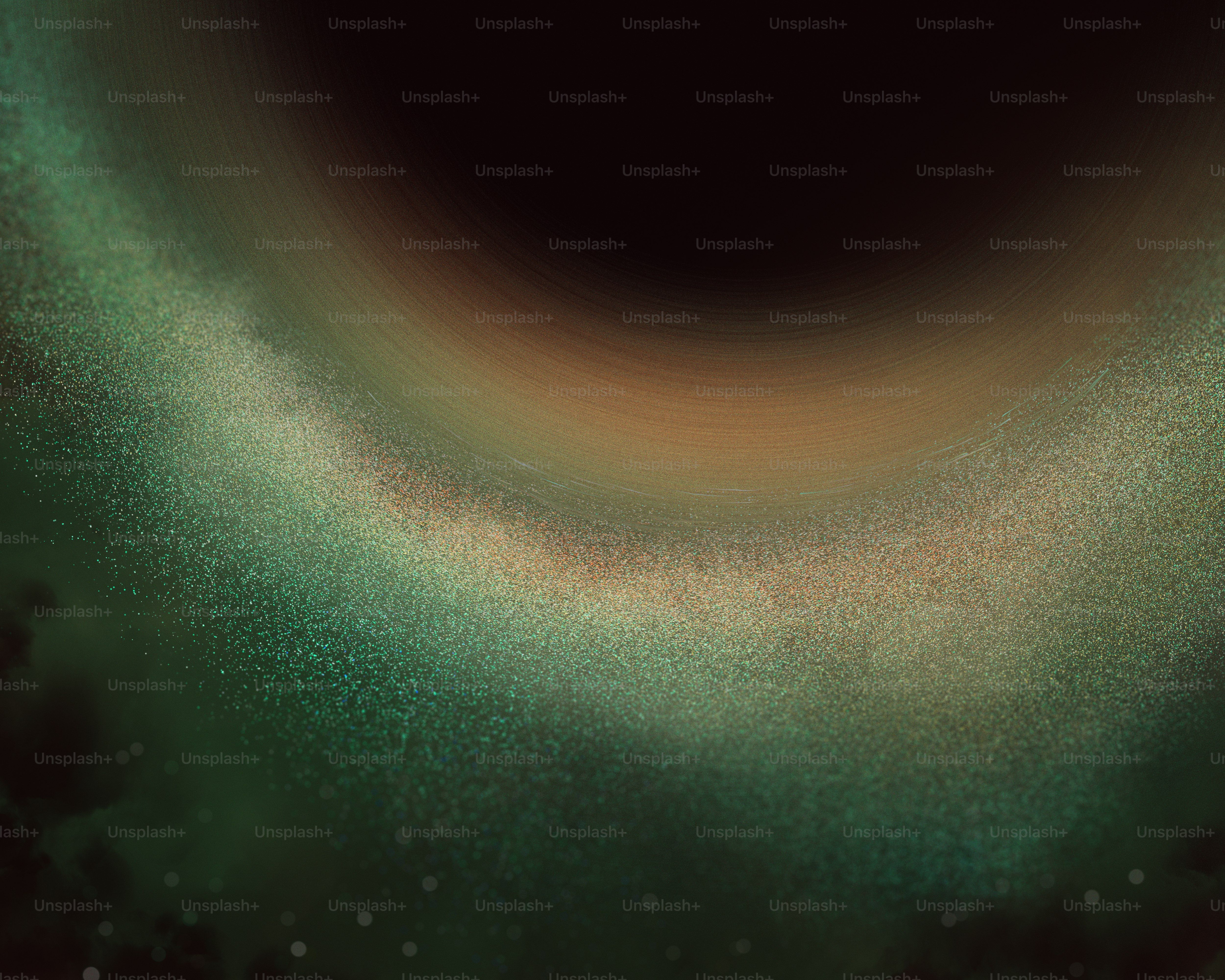 An image of a black hole in the sky