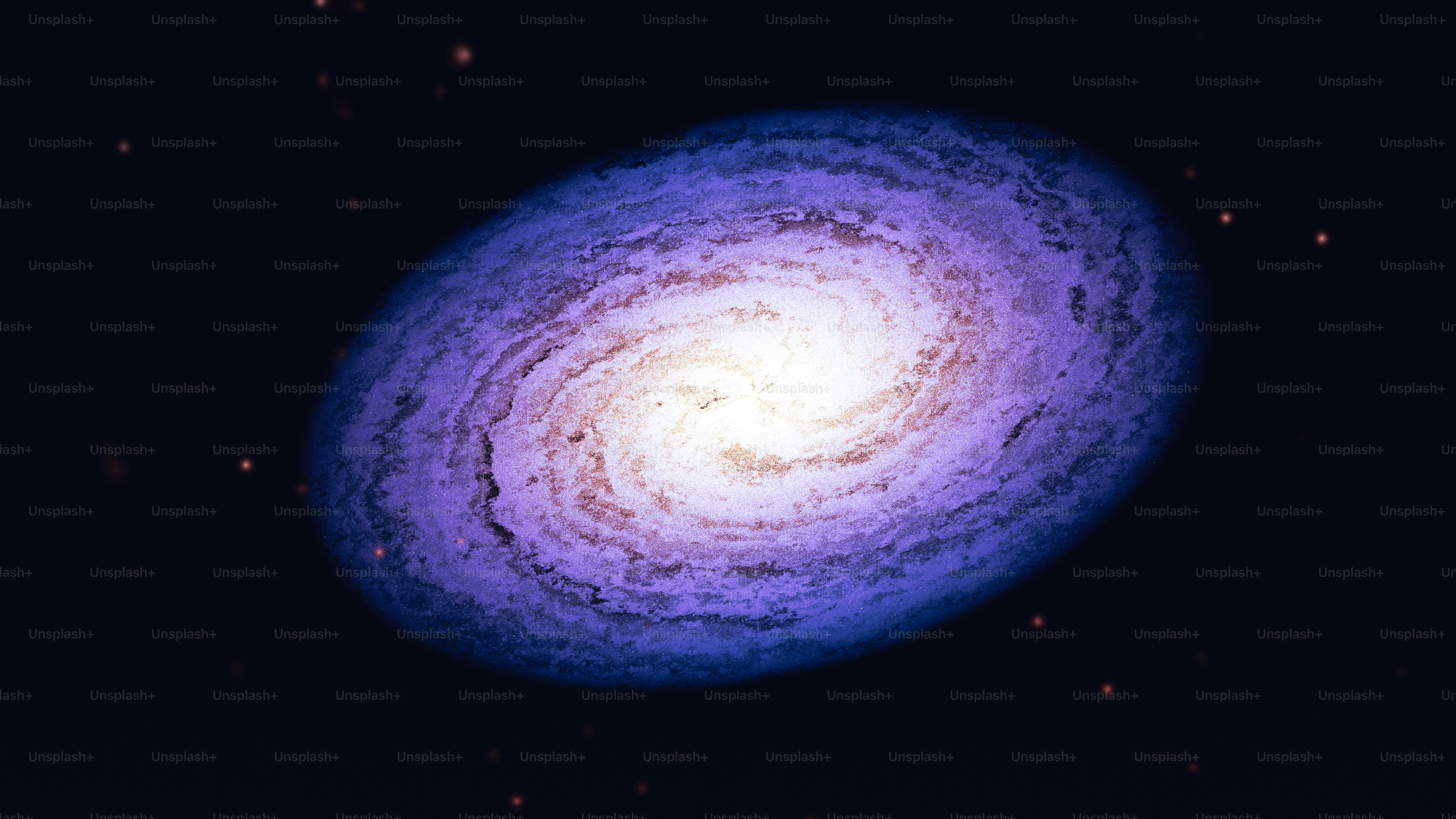 A very bright blue spiral shaped object in the sky