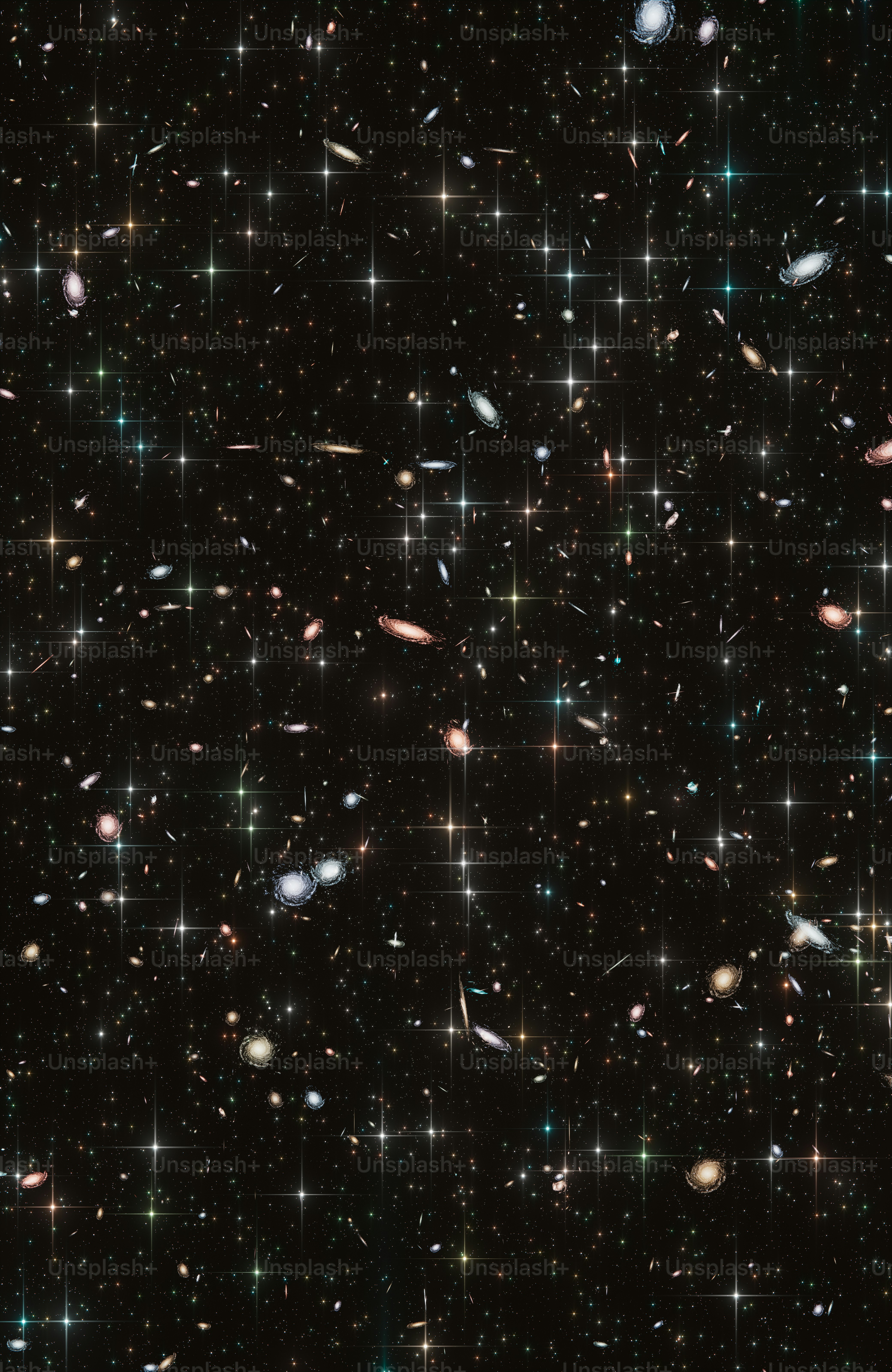 A very large cluster of stars in the sky