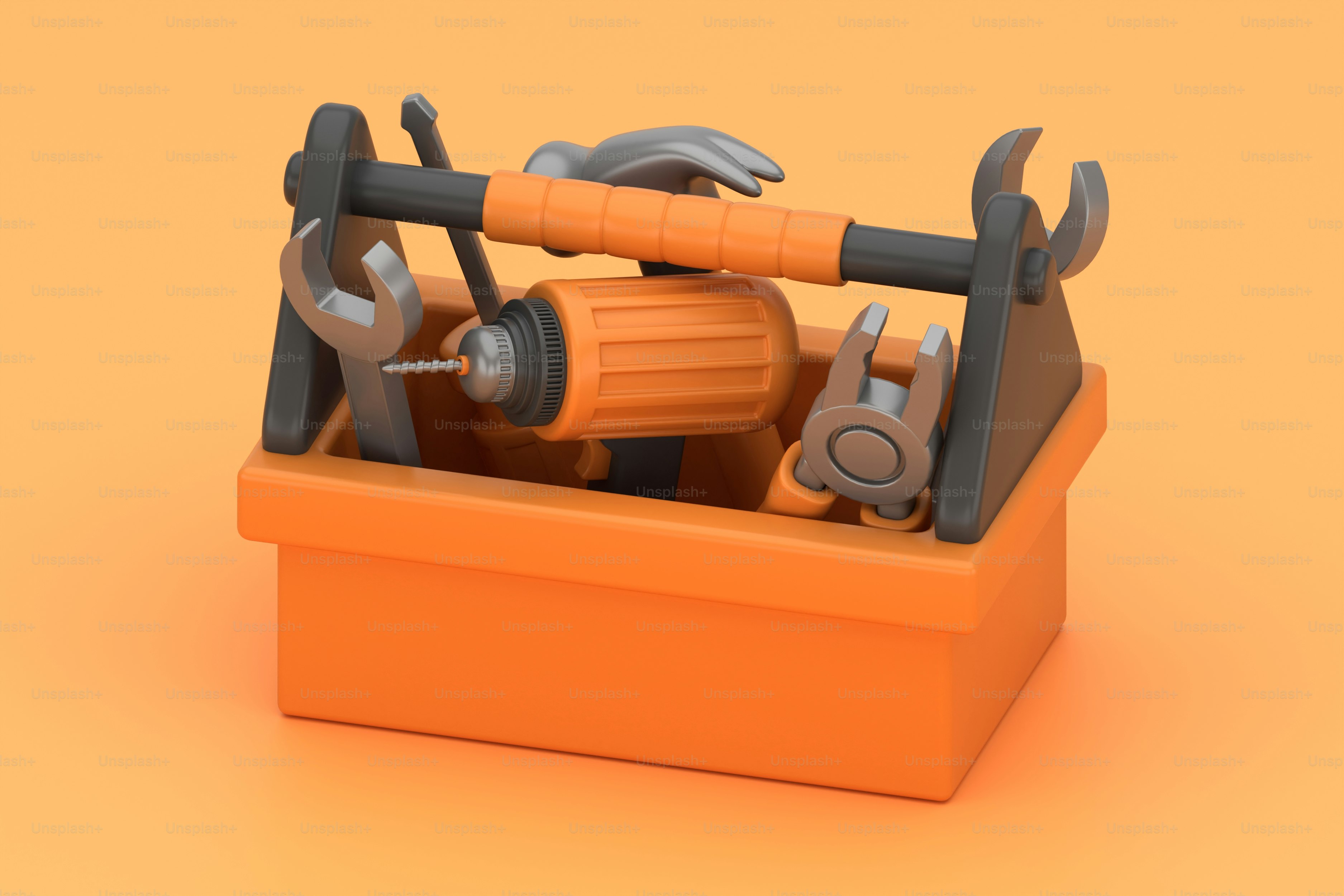 Toolbox. 3D Render.