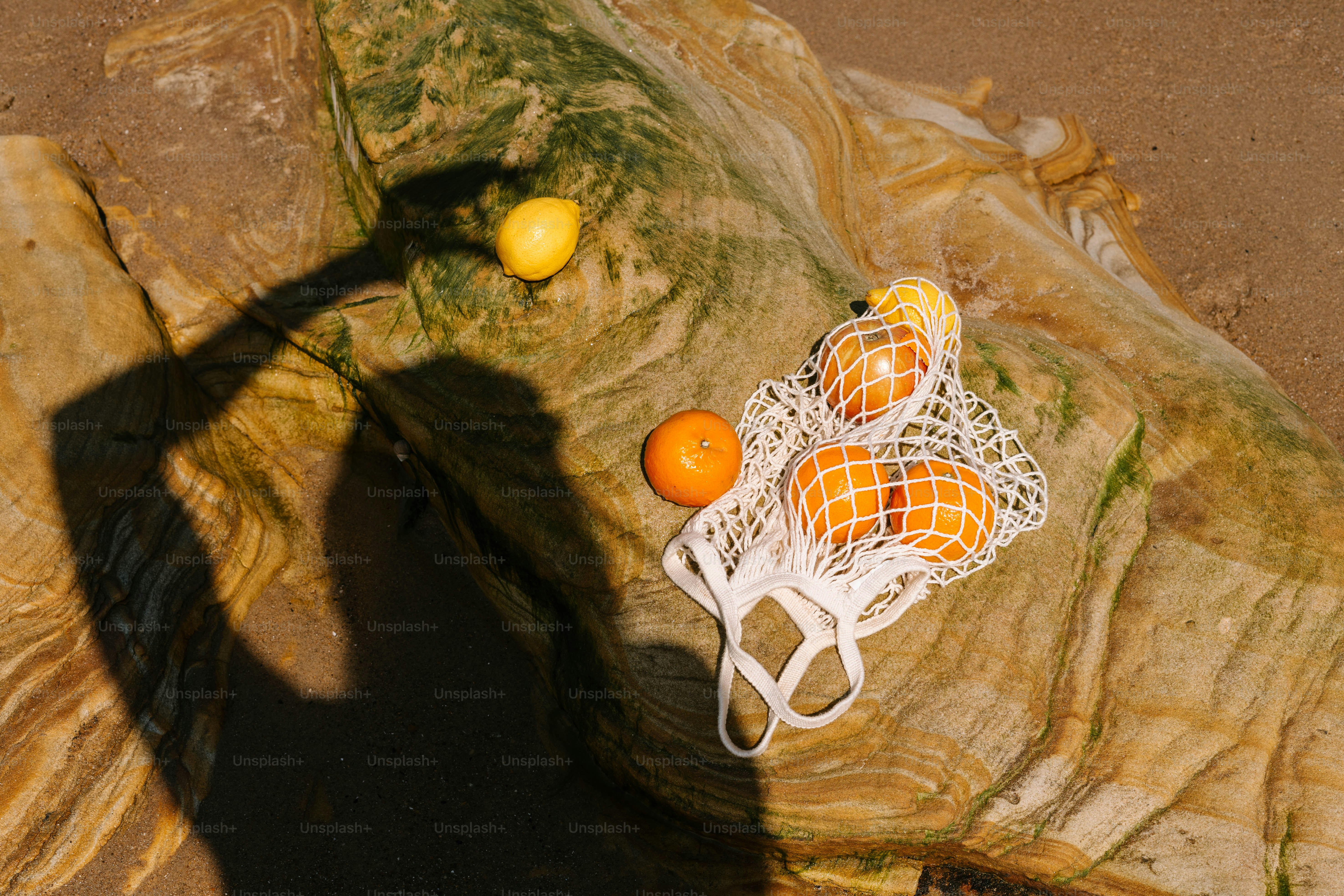 An aerial view of a person throwing a frisbee