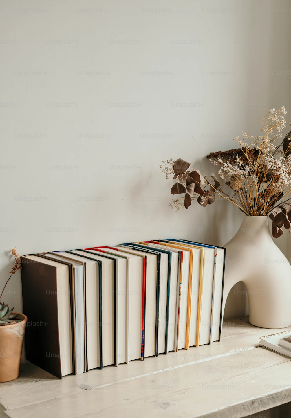 Decorative Books Stack — Cozy Bedroom Decor Ideas 2026