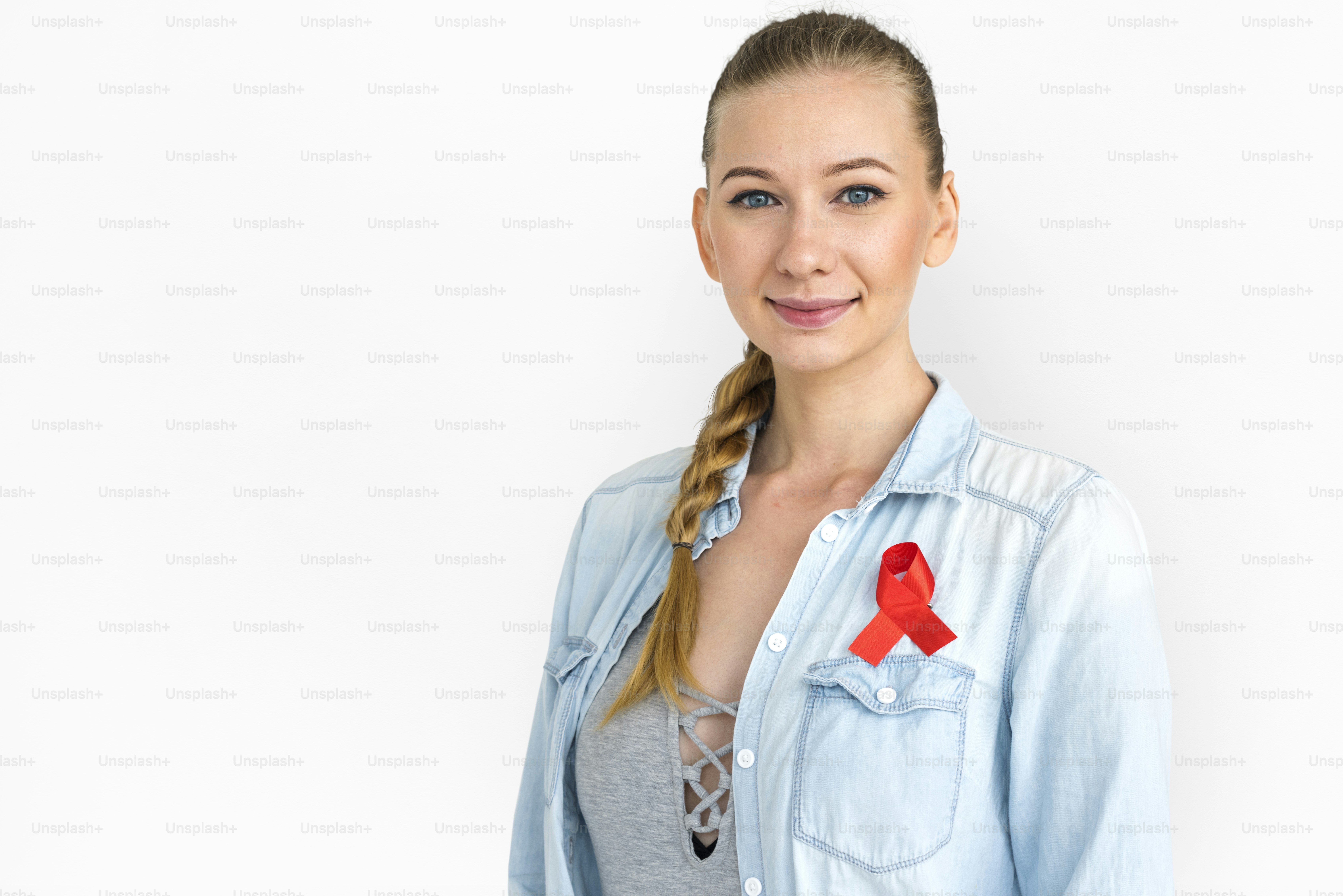 Frau Fröhliches Porträtstudio-Konzept