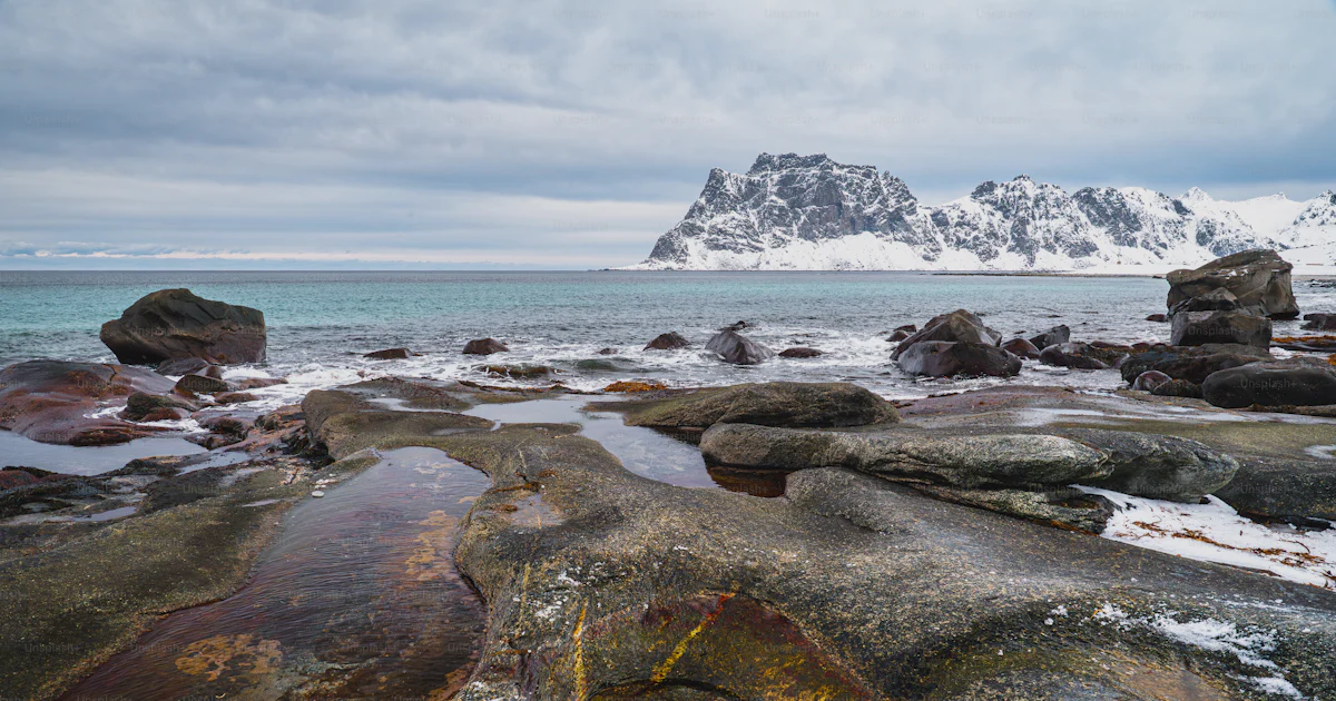 Muchas Rocas Una playa rocosa cubierta de muchas rocas foto – Imagen de ...