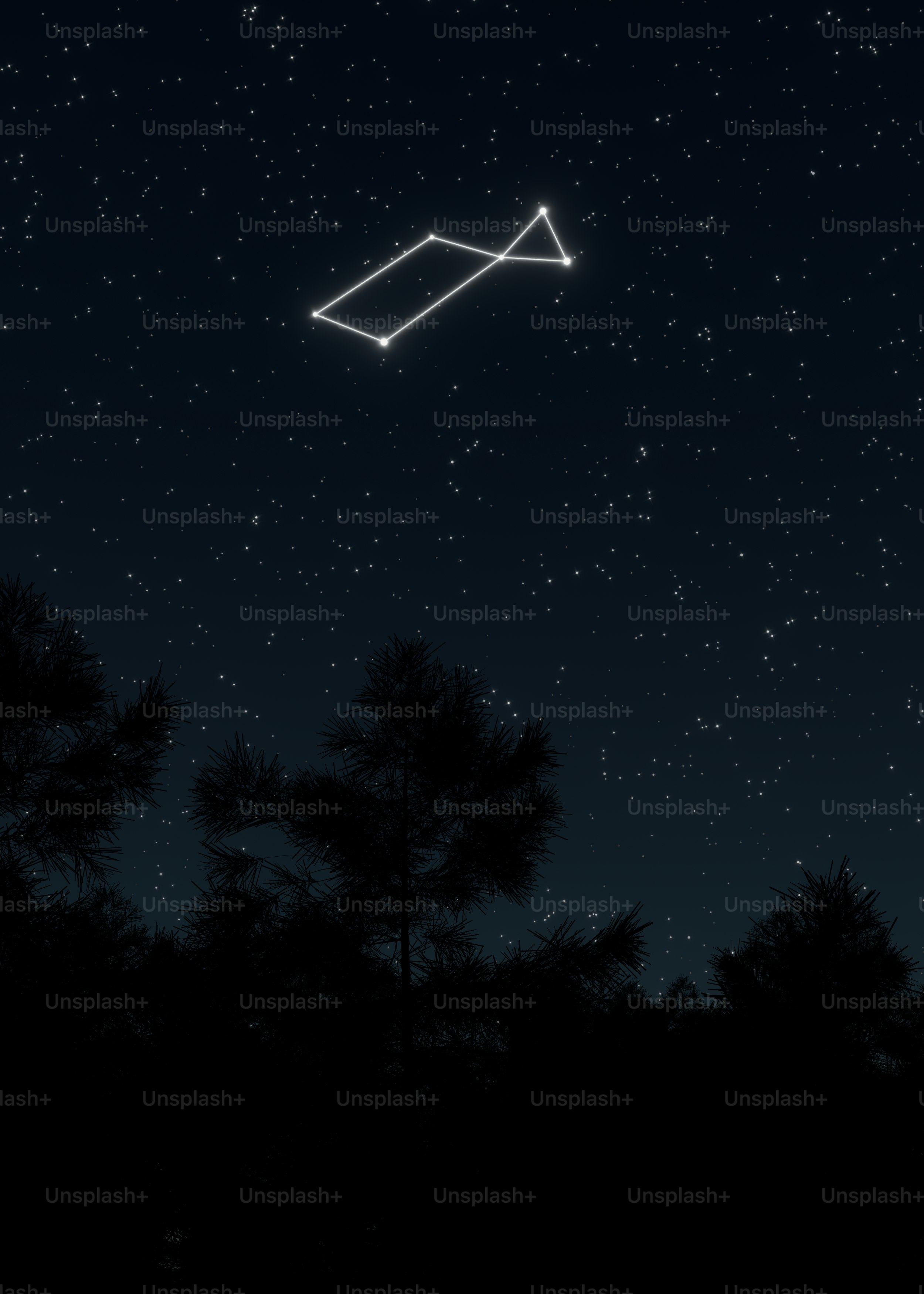 O céu está cheio de estrelas e o céu está cheio de estrelas