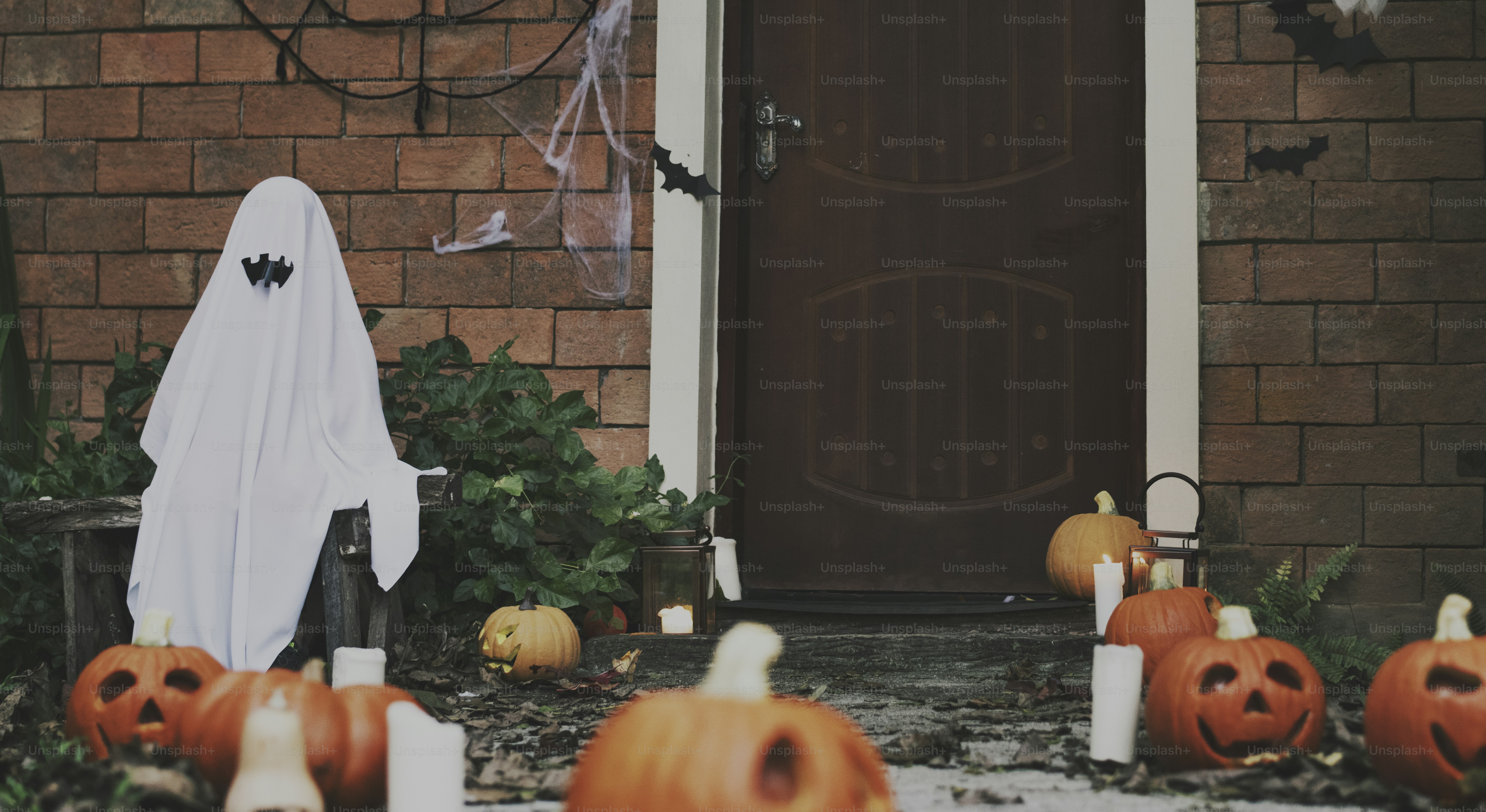 Ghost costume for Halloween party