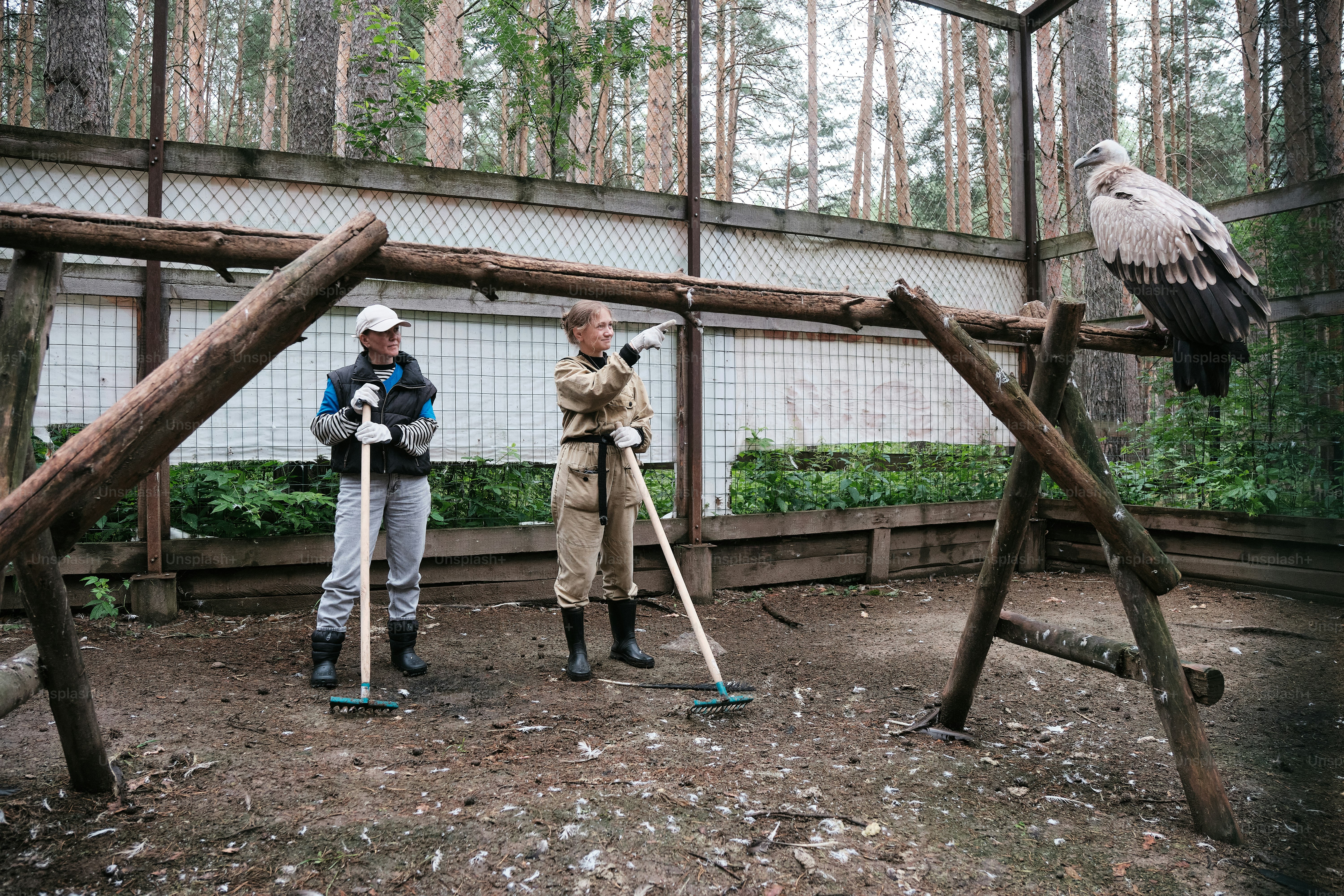 A couple of men standing next to each other