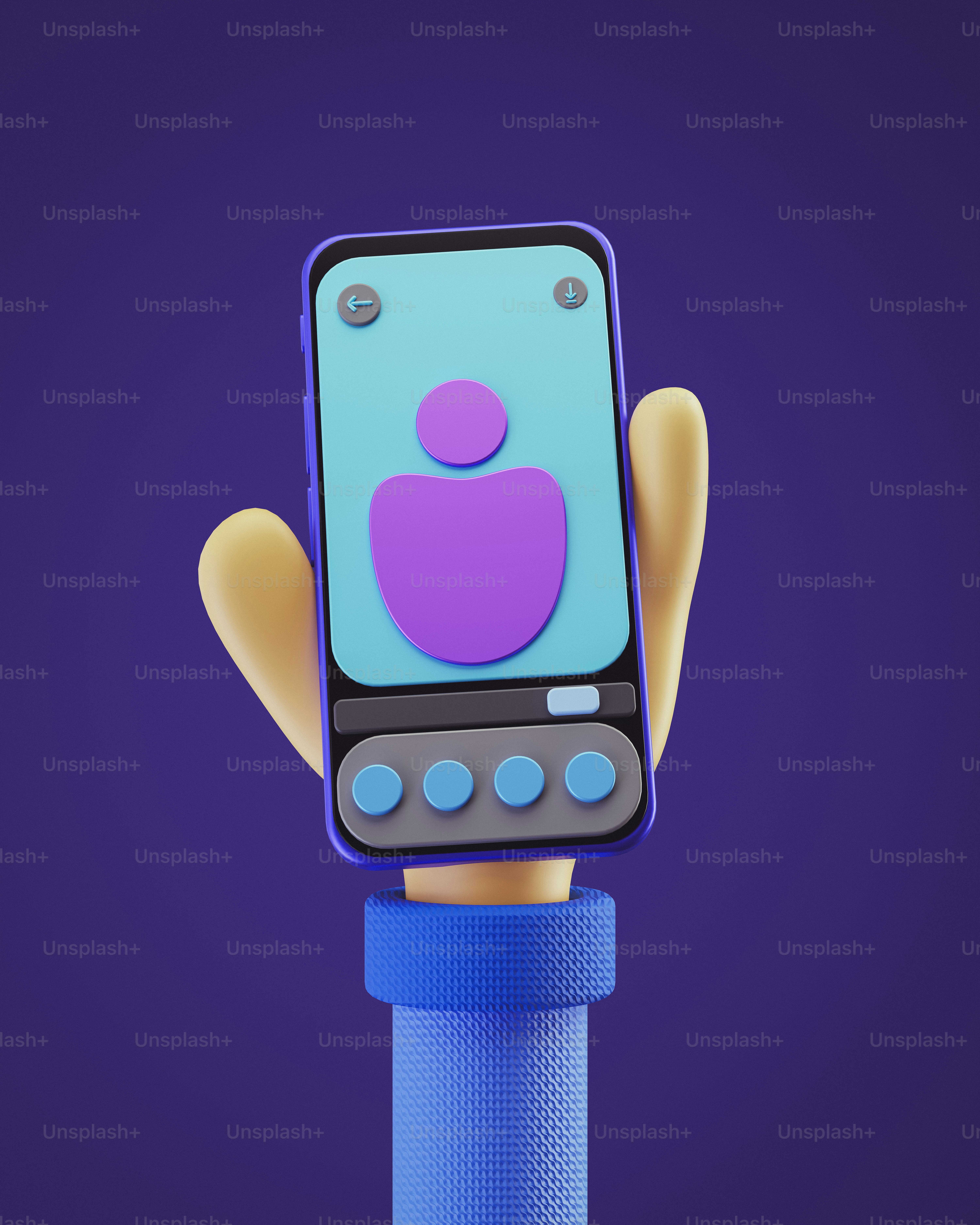 Una persona sosteniendo un teléfono celular en la mano