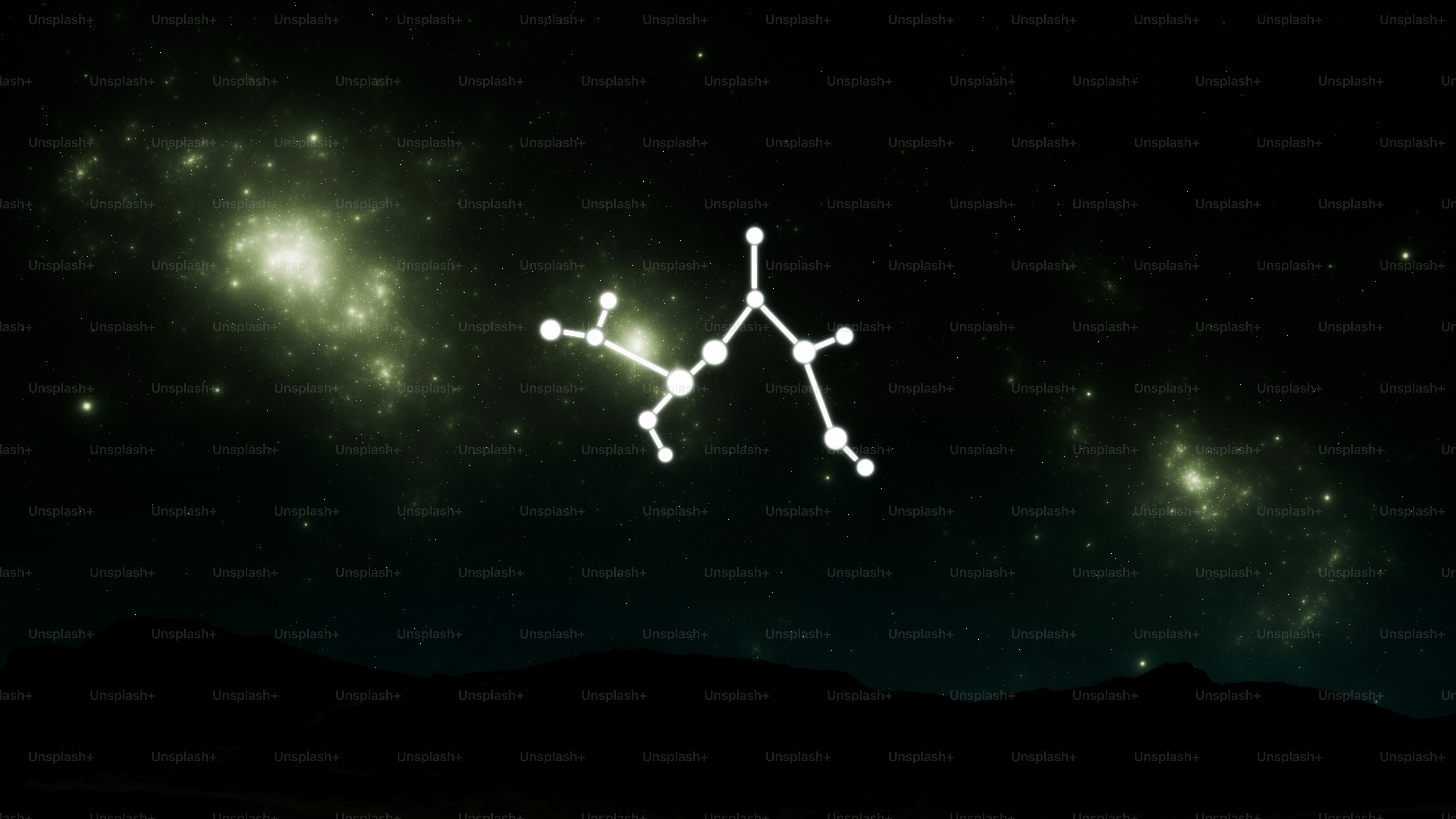 Gambar tanda bintang di langit malam