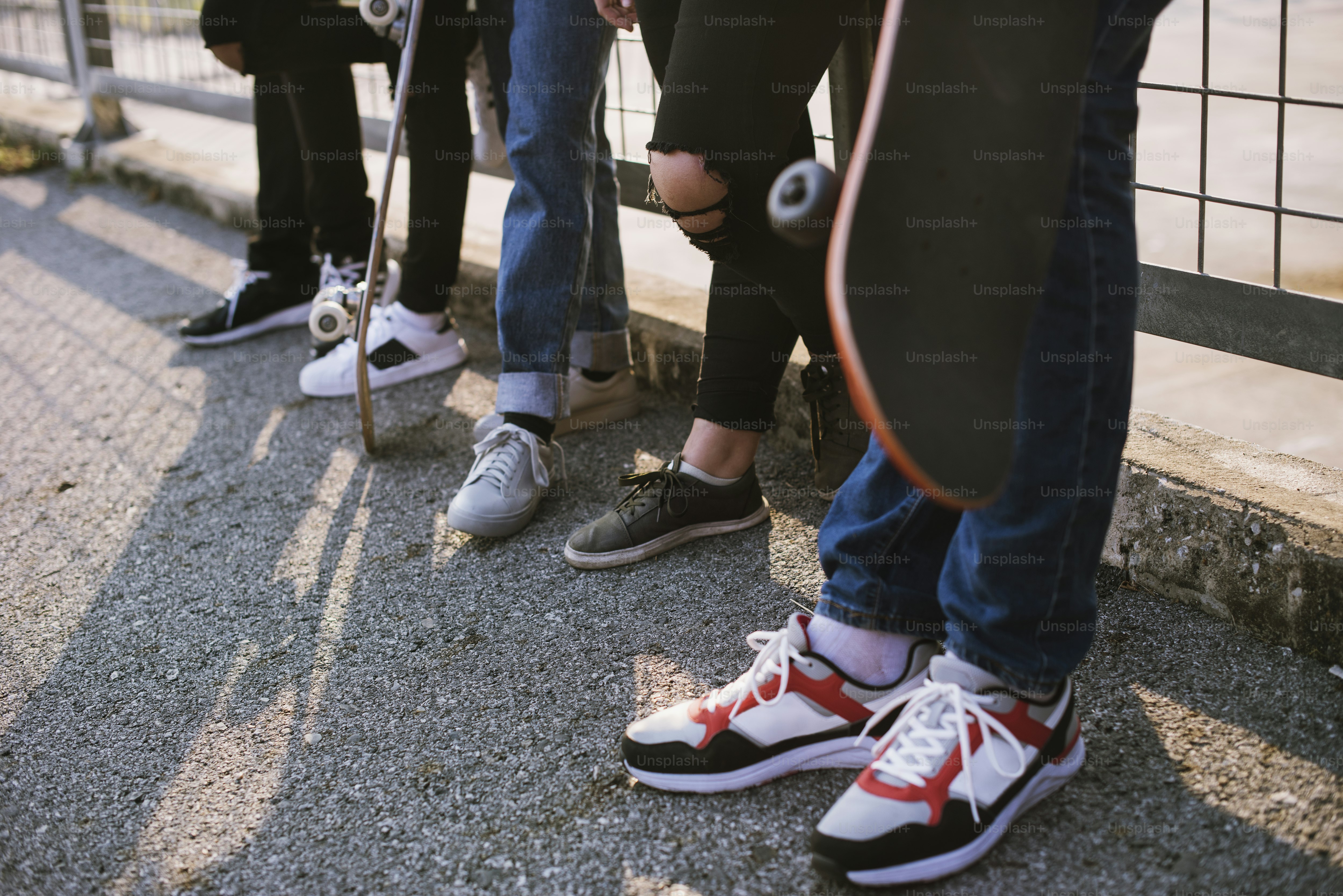 Group of school friends outdoors lifestyle