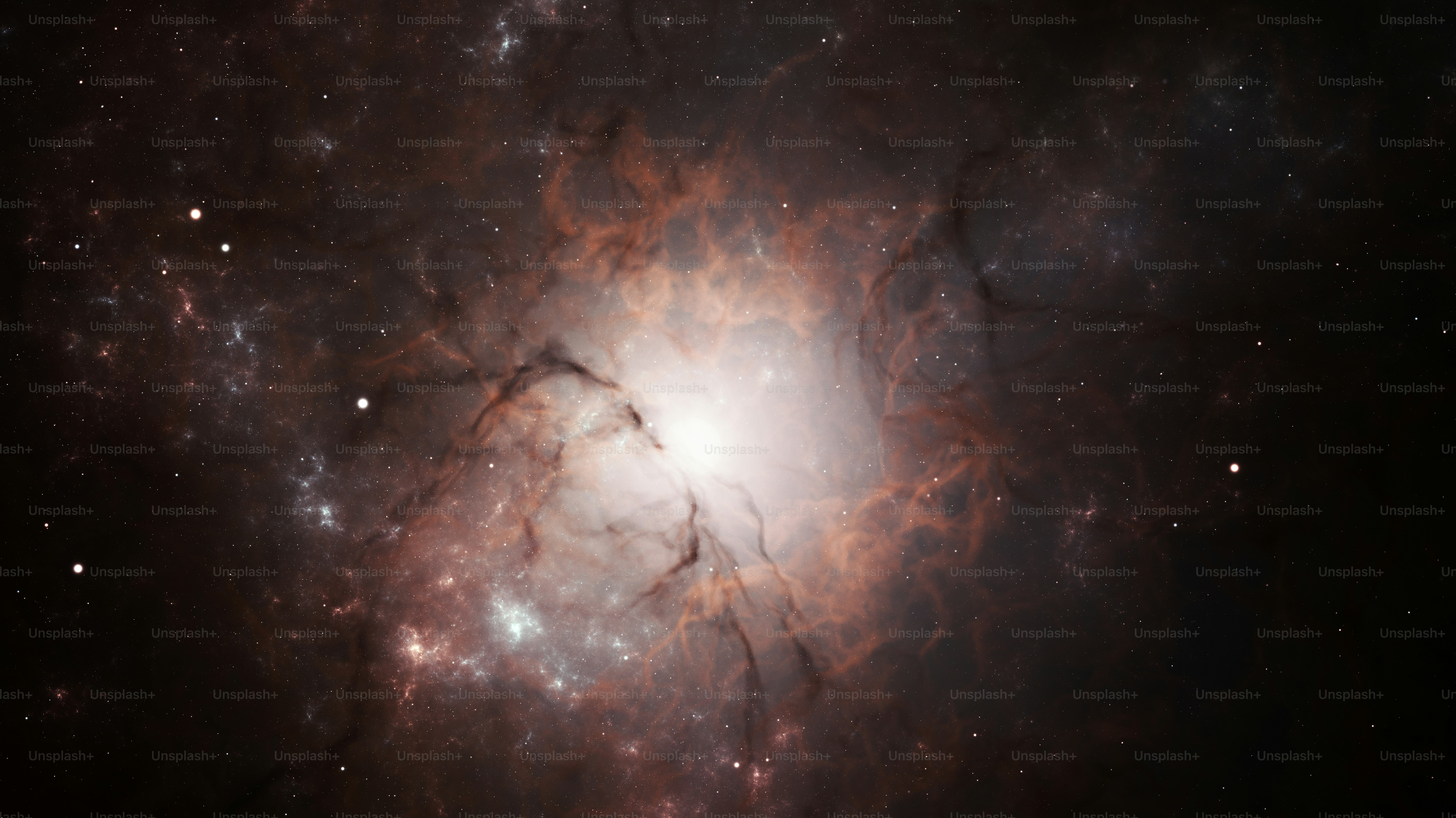 A spiral galaxy with stars in the background