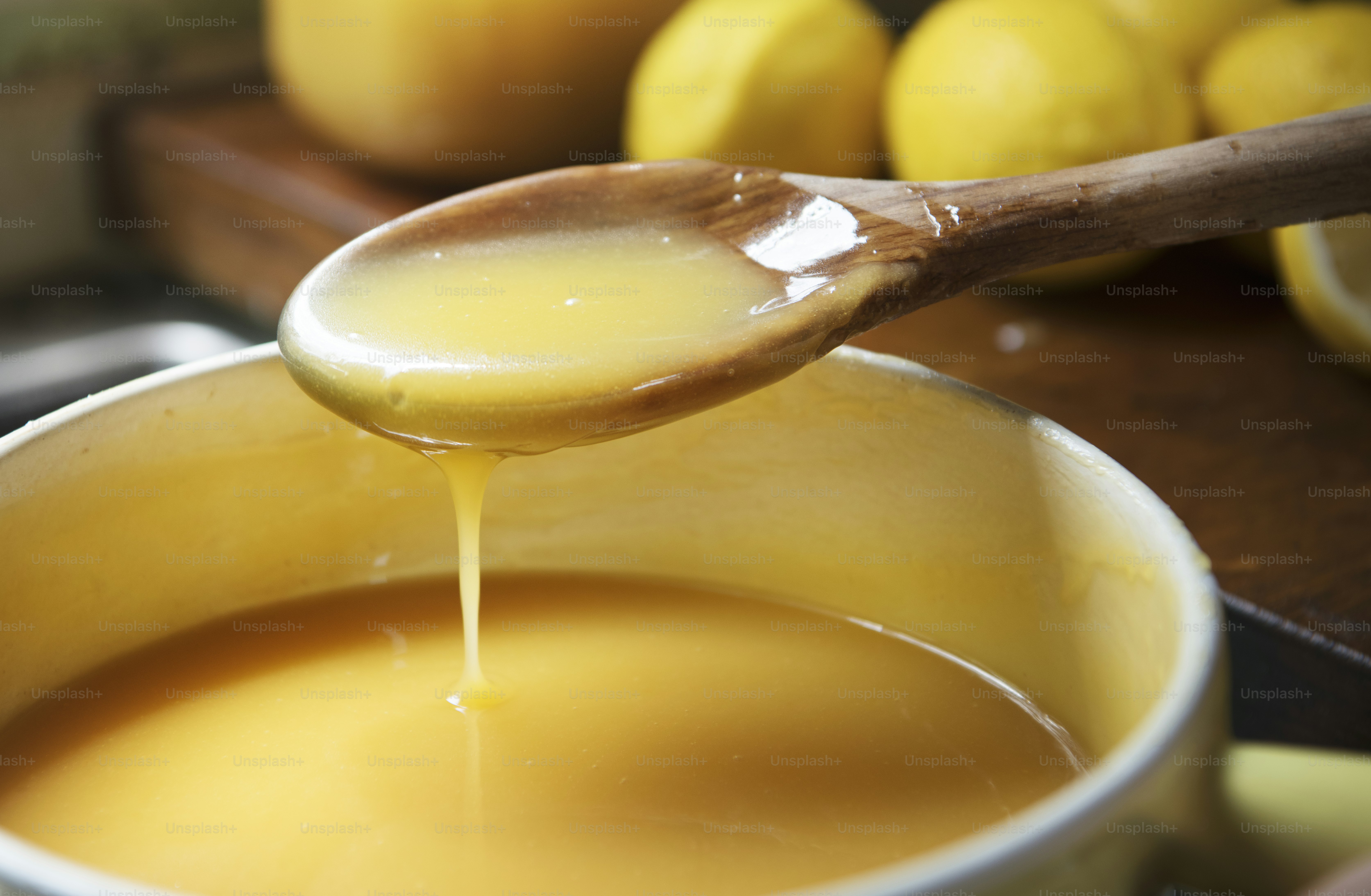 Idea per la ricetta della fotografia di cibo al lemon curd