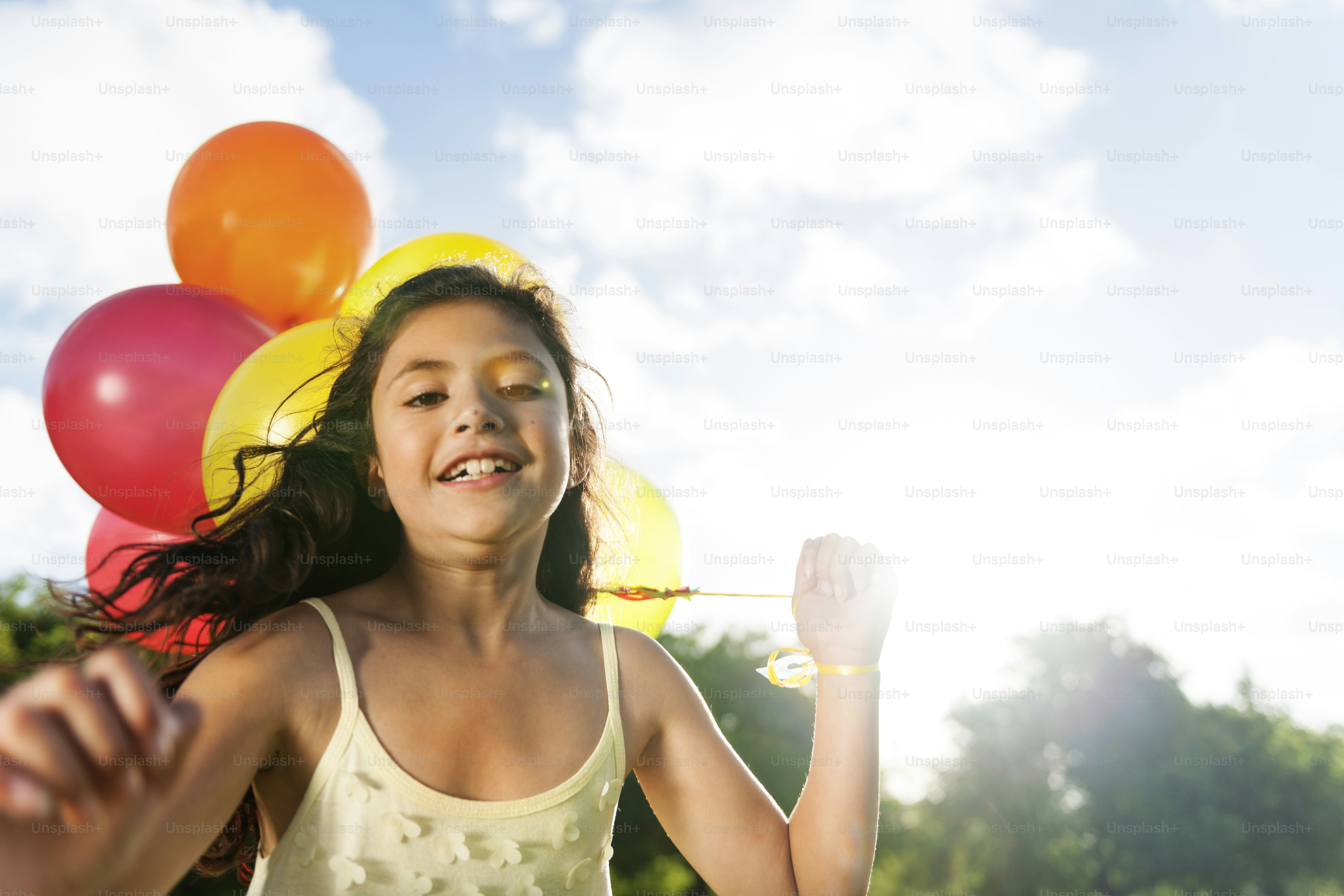 Balloon Activity Playing Recreation Funny Child Concept