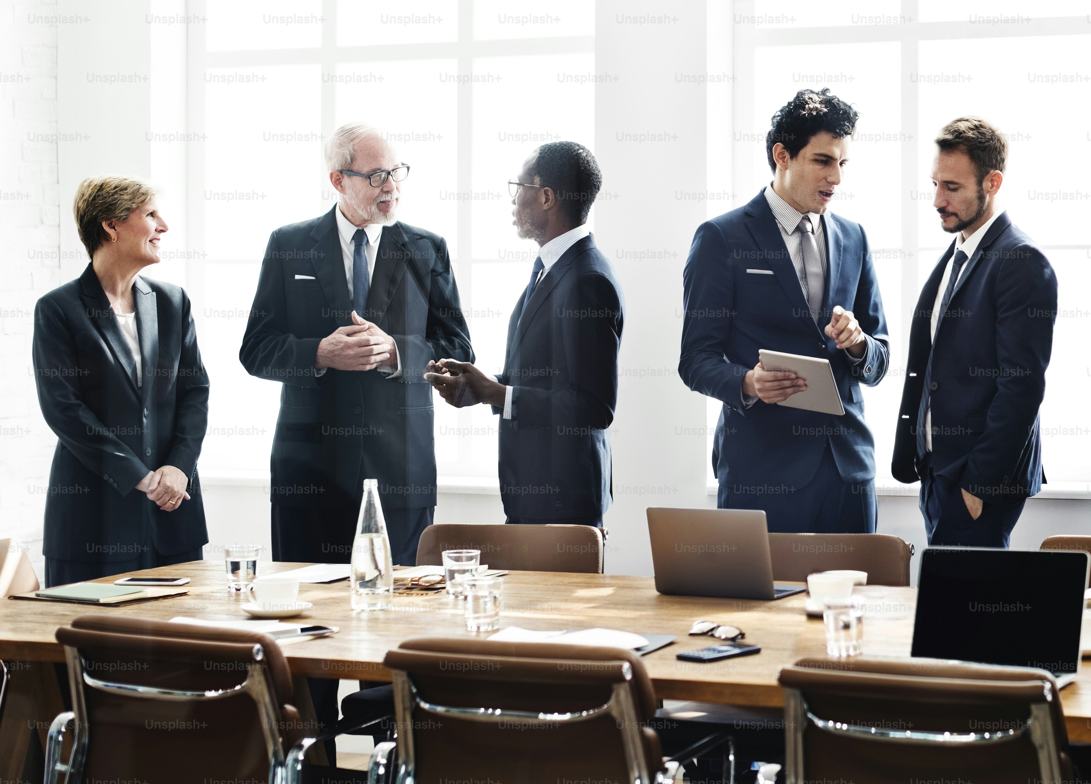 Uomini d'affari Riunione Discussione Concetto di lavoro
