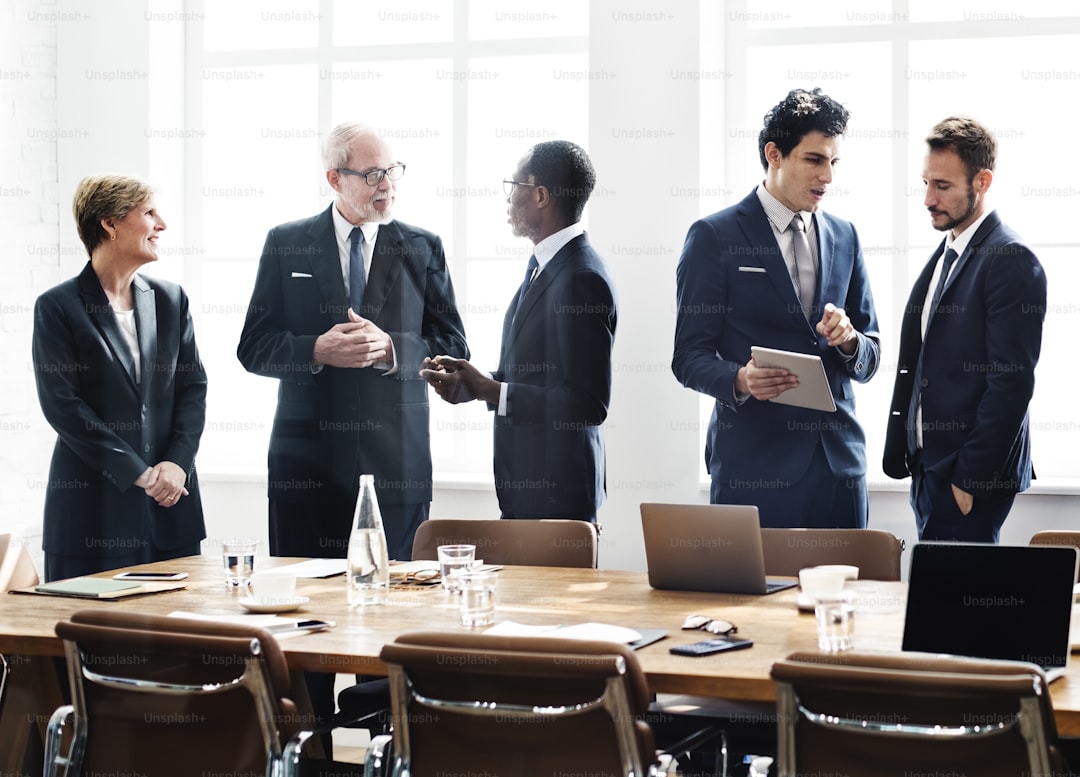 Business People Meeting Discussion Working Concept