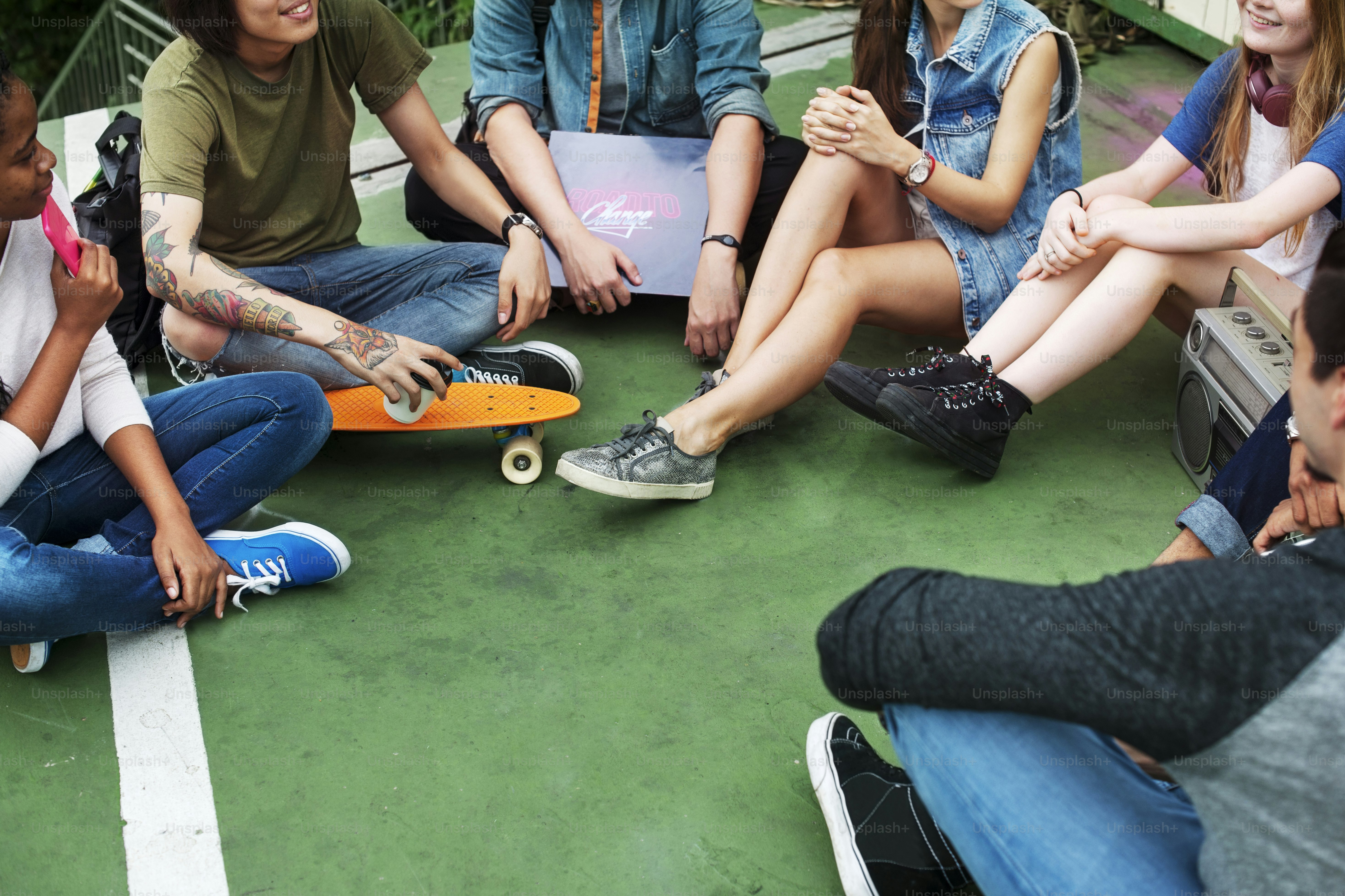 Teenagers Lifestyle Casual Culture Youth Style Concept