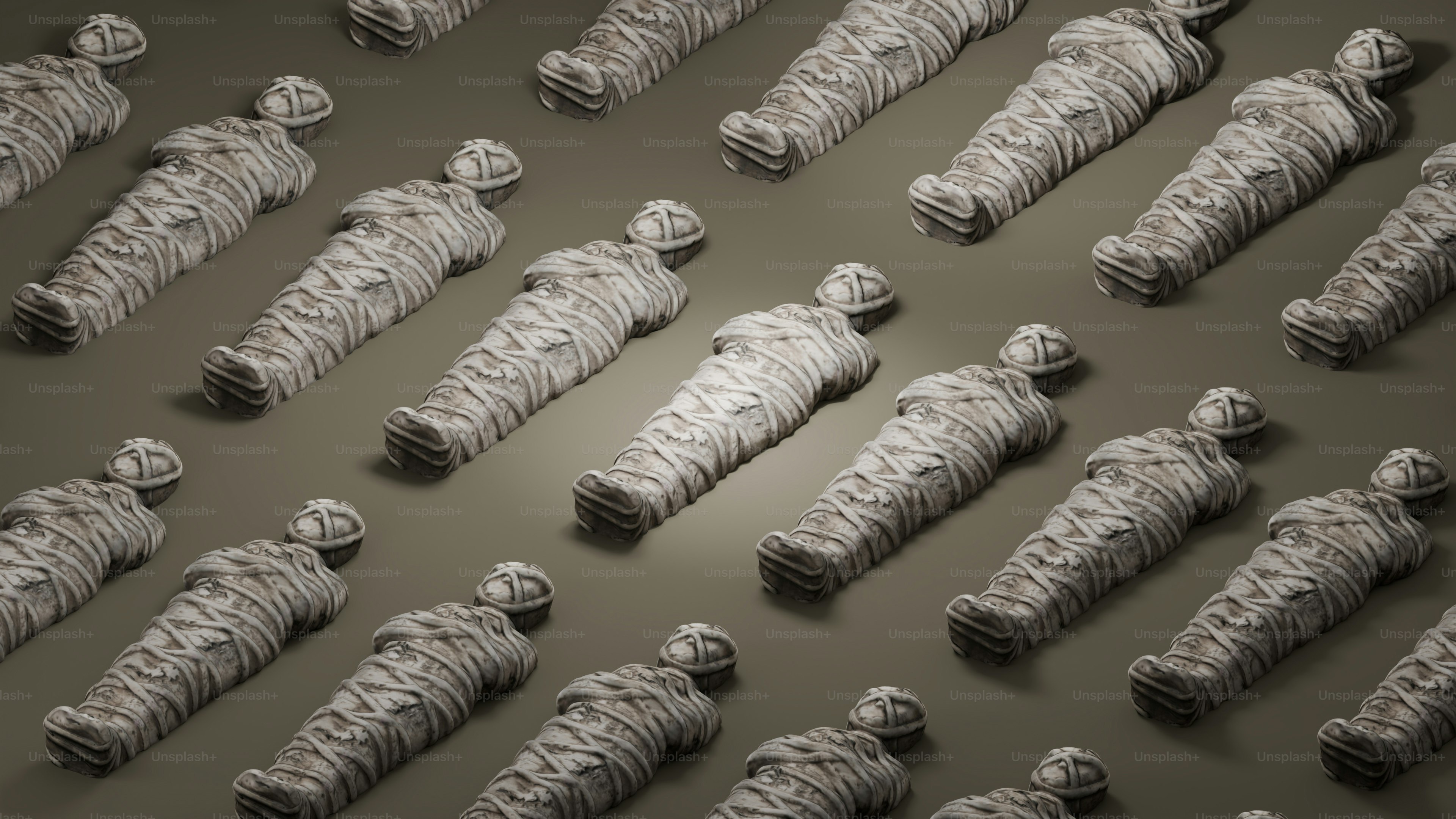 Um monte de pequenos objetos que estão em uma mesa