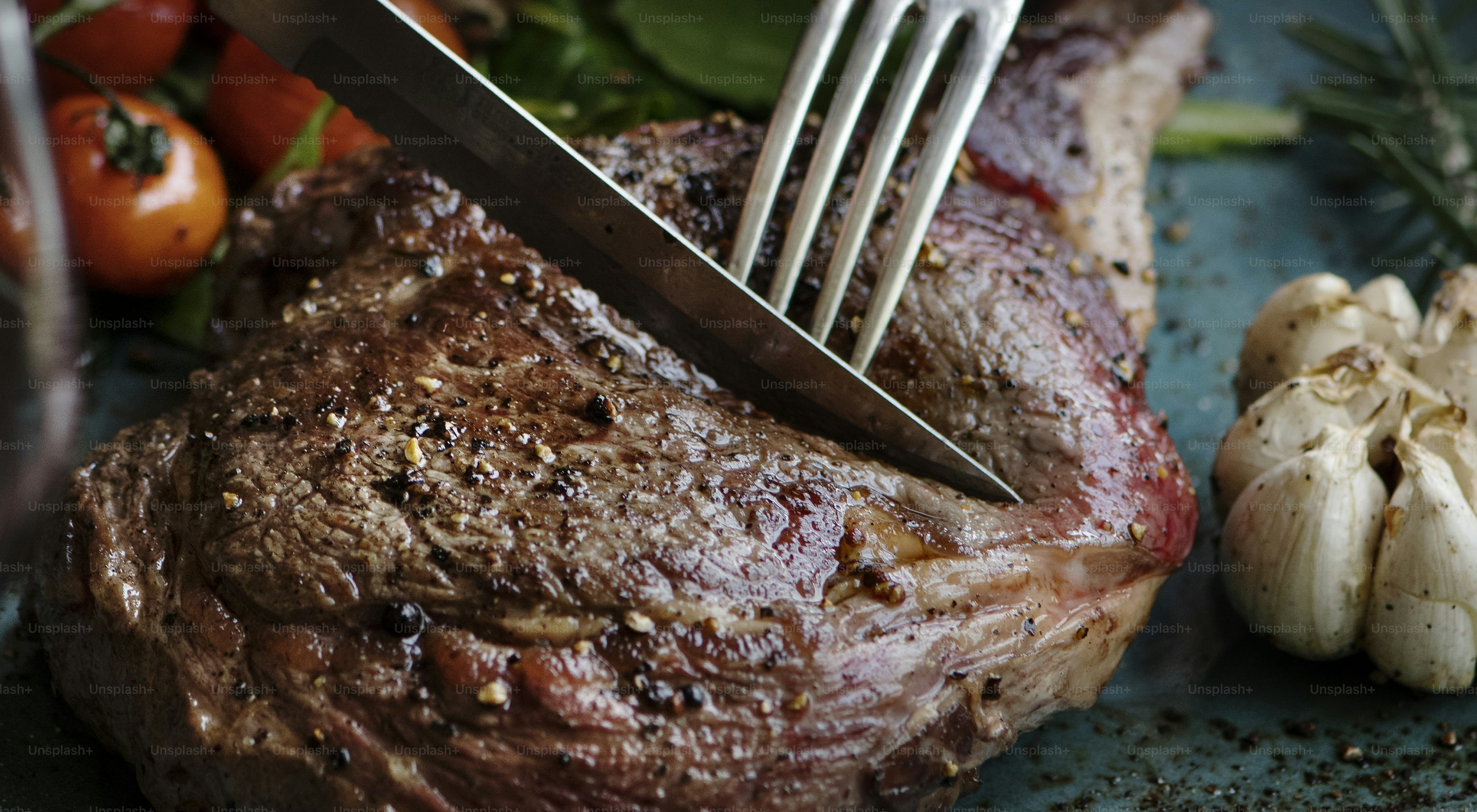 Close up of a lamb chop food photography recipe idea
