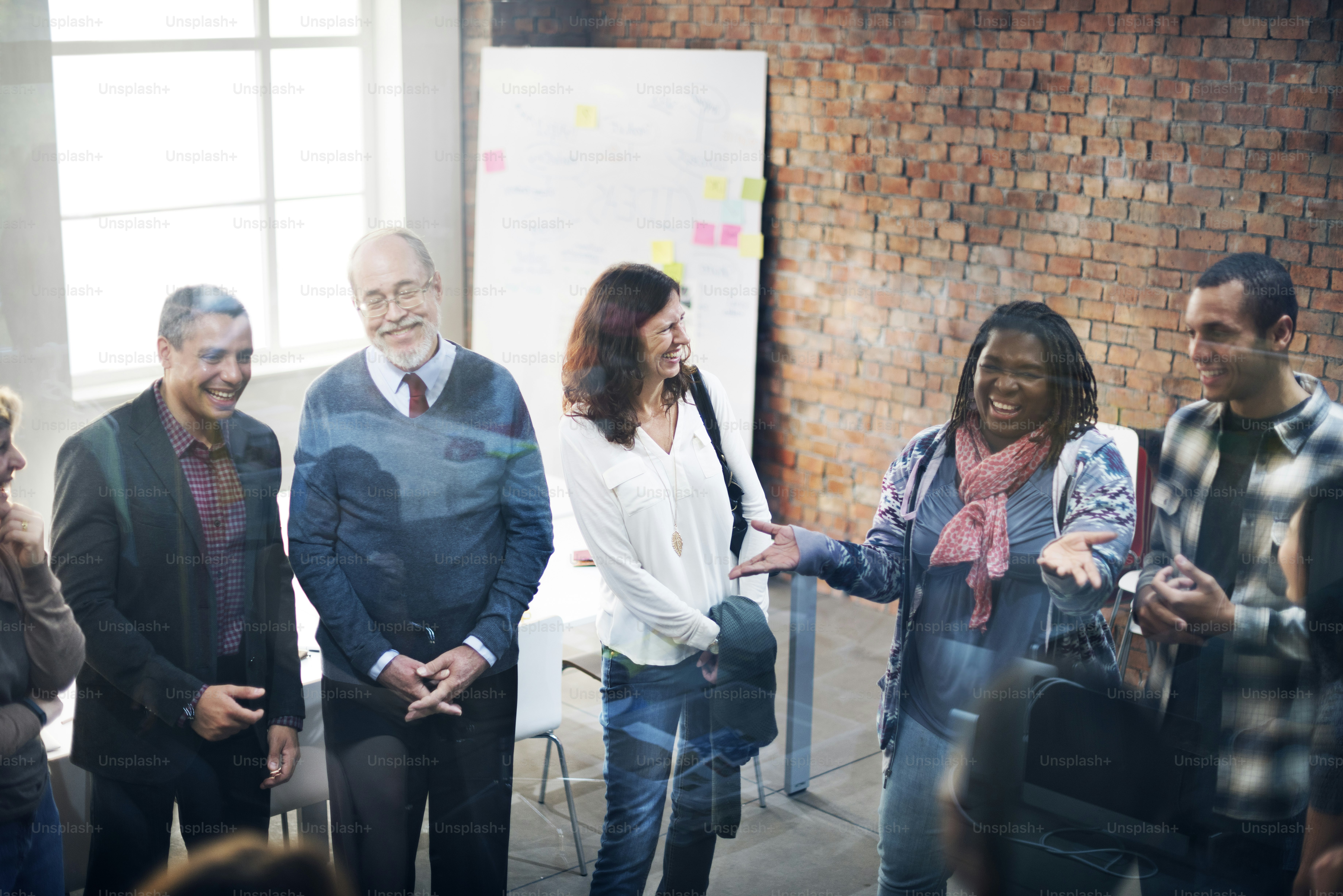 Business Team Meeting Working Talking Concept