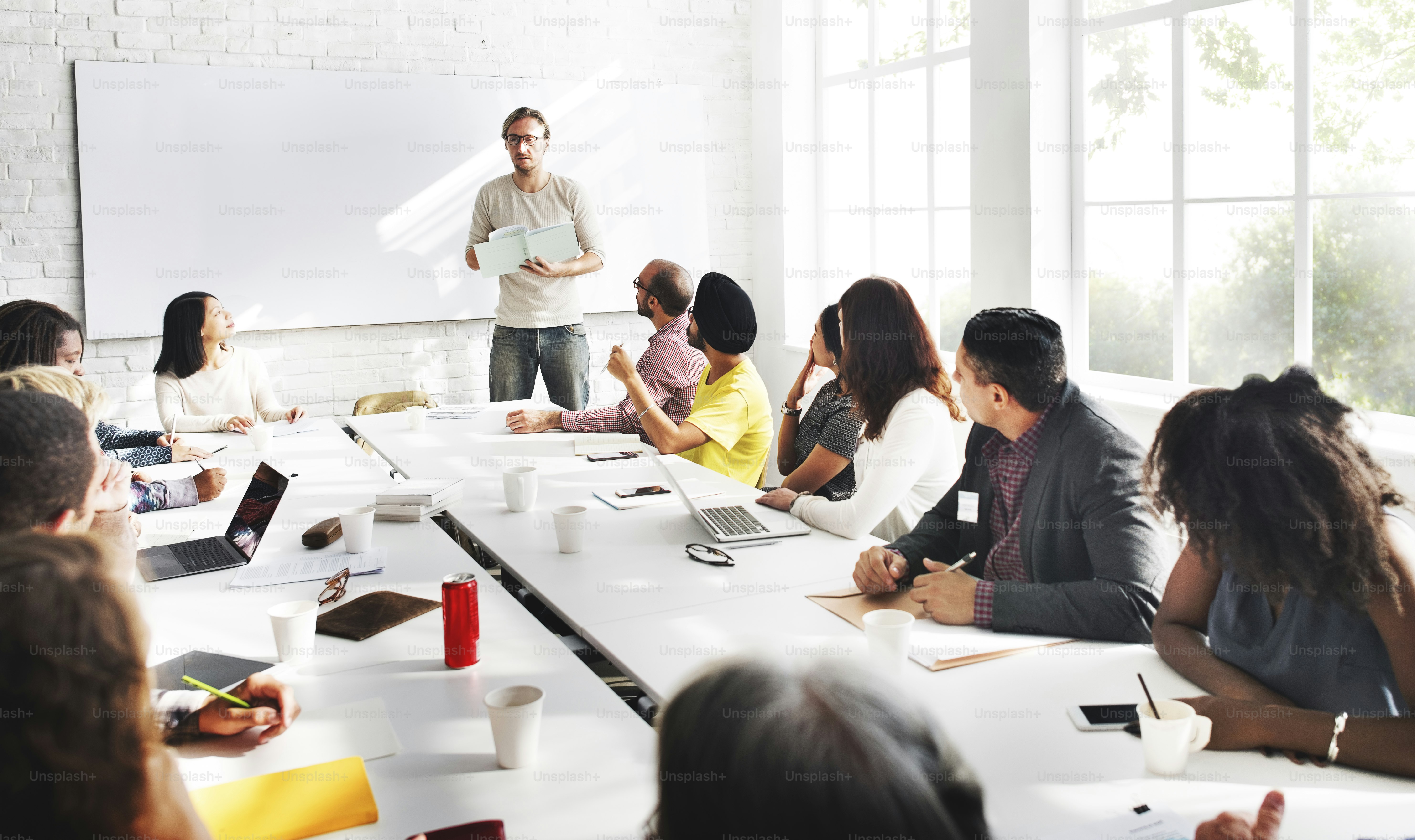 Business Meeting Teamwork Office Cooperation Concept