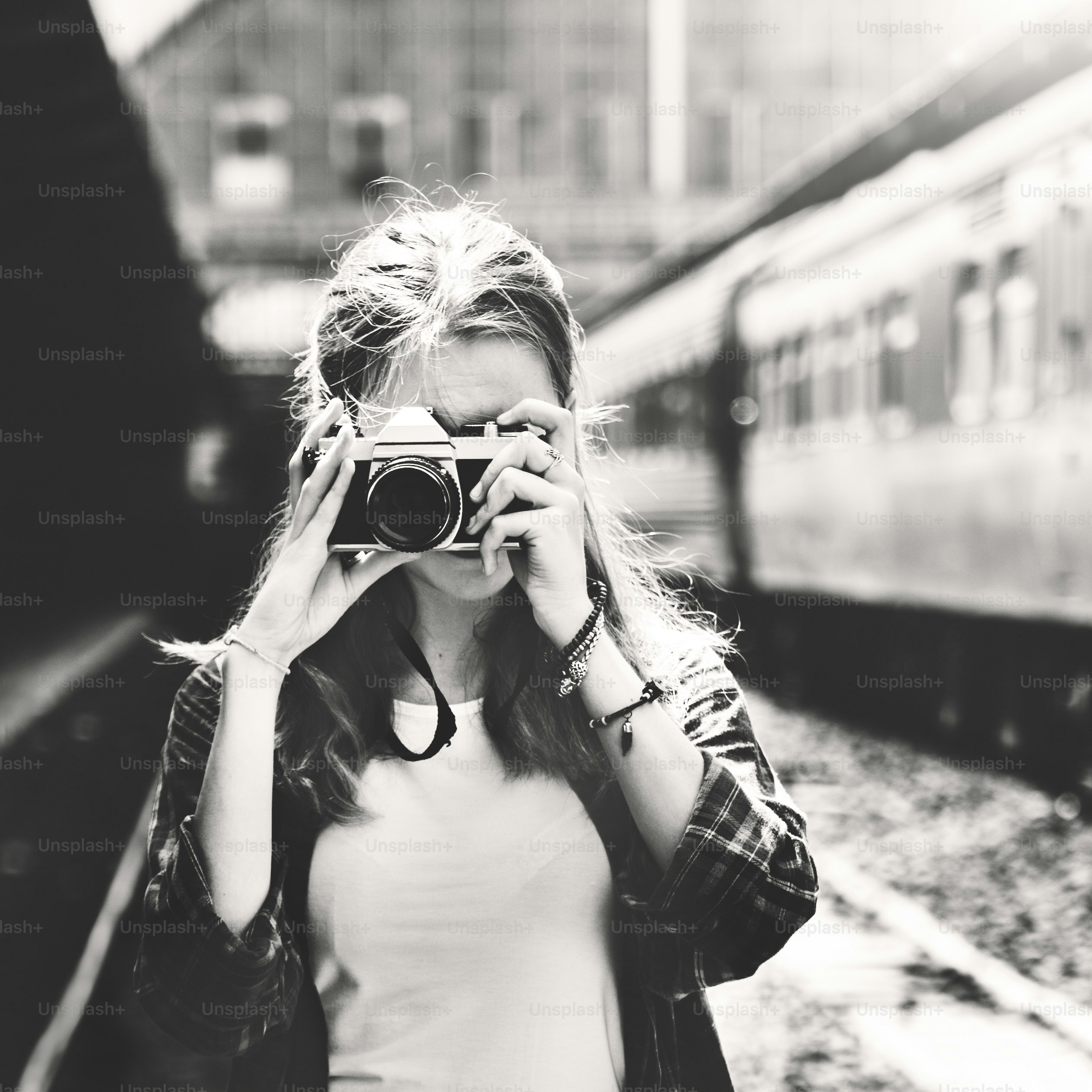 Girl Adventure Hangout Traveling Holiday Photography Concept