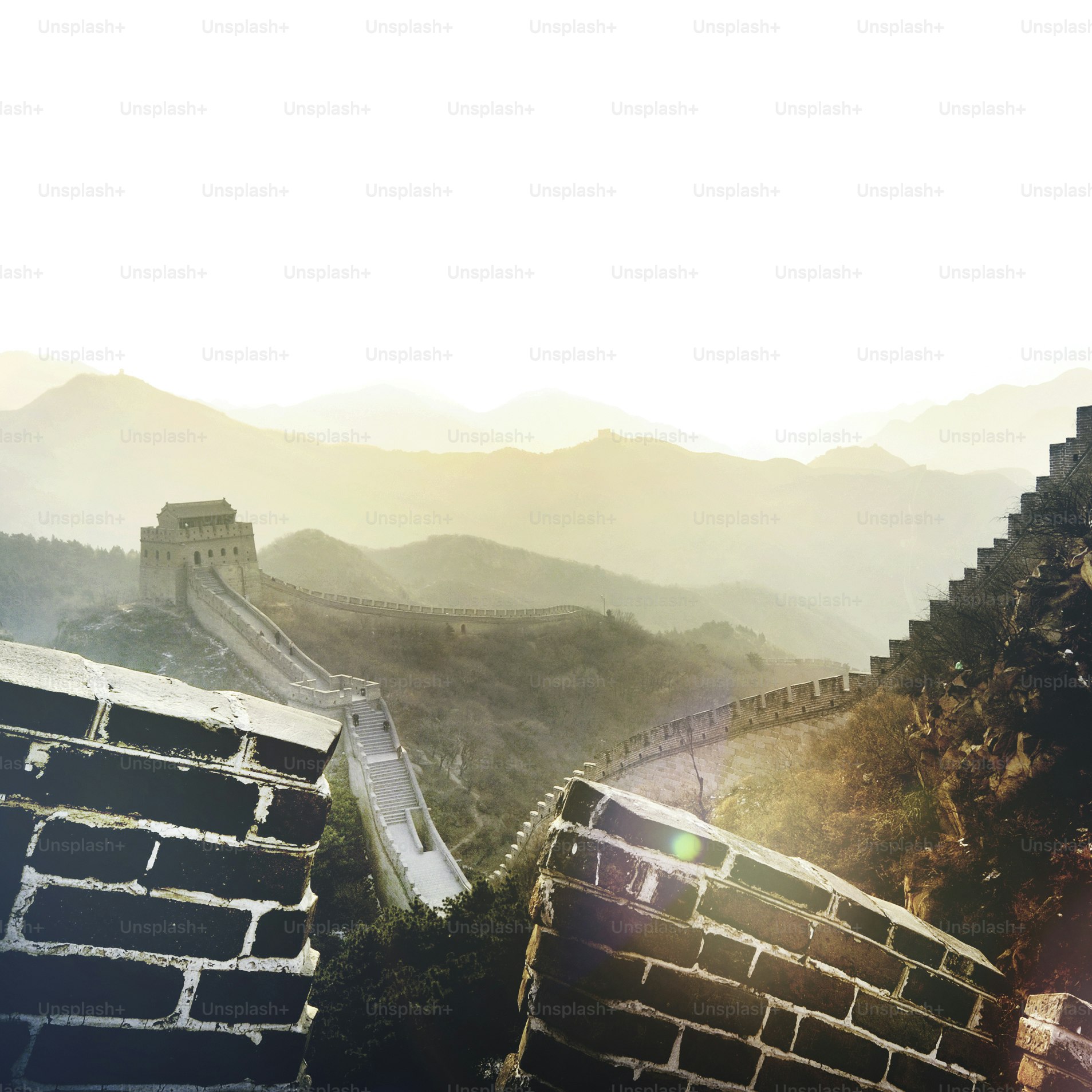 Gran Muralla China Historia Antigua Concepto de Viaje