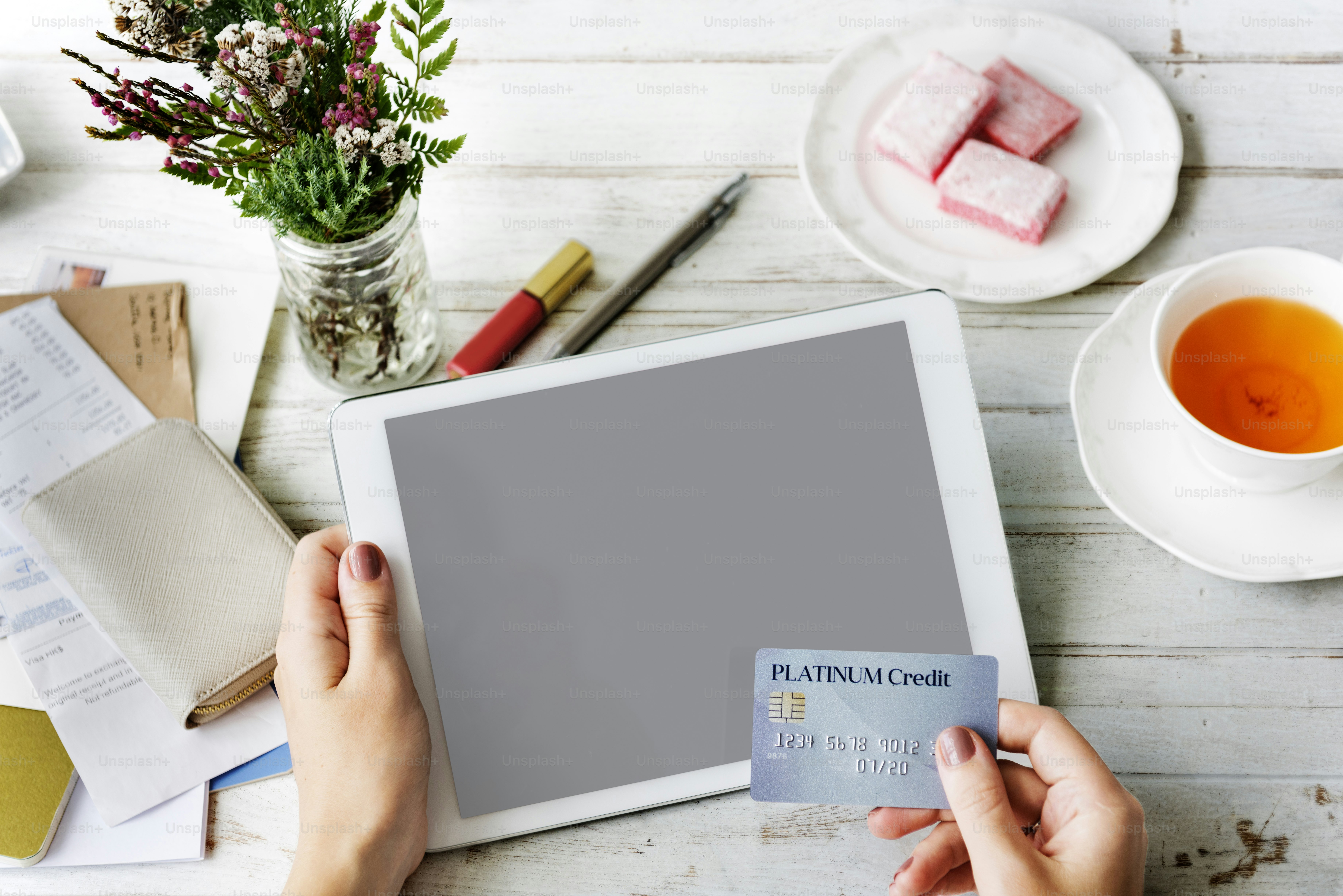 Shopping Online Payment Shop Credit Card Concept