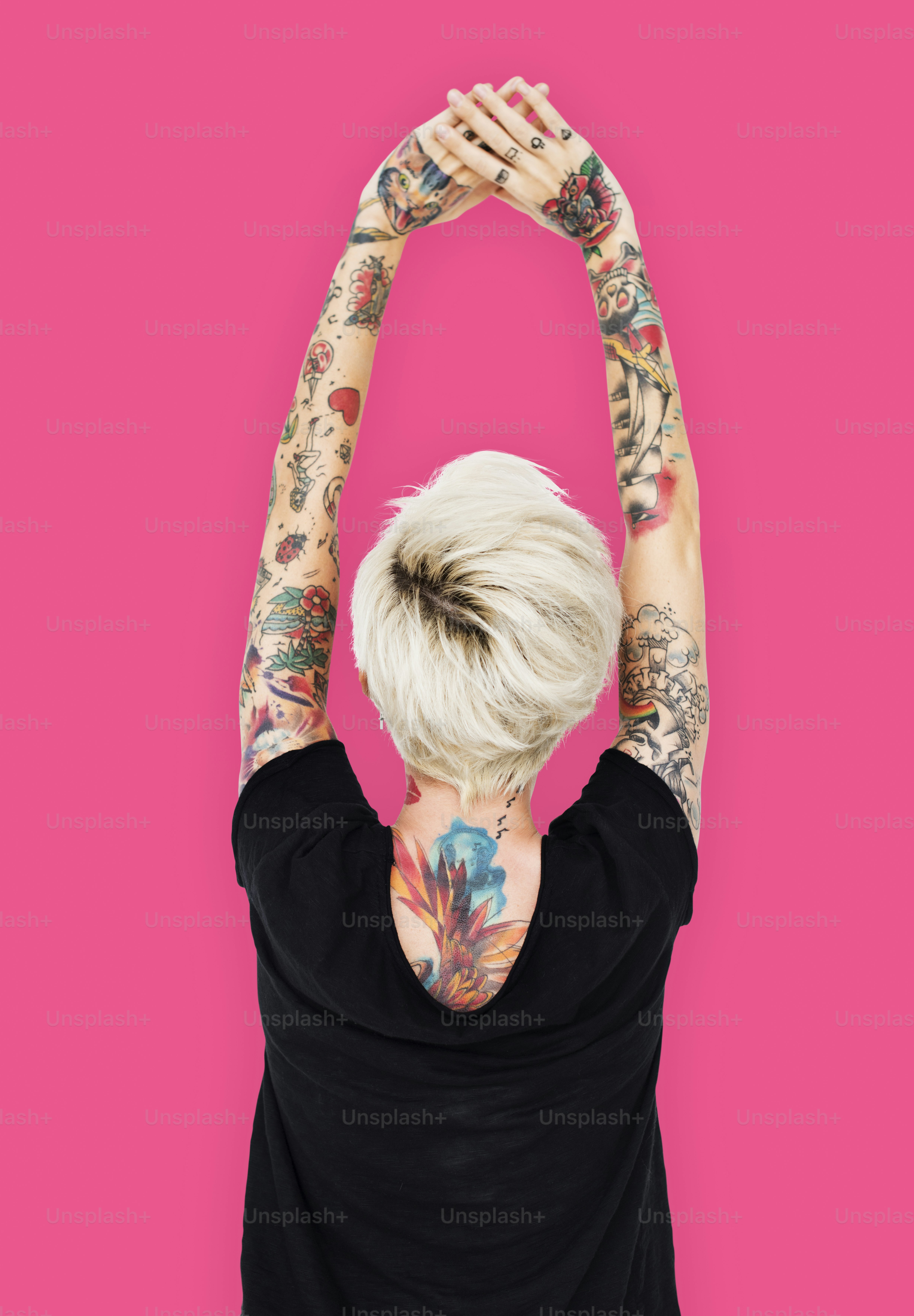 Tattoo Woman Style Glamour Alternative Lifestyle Concept