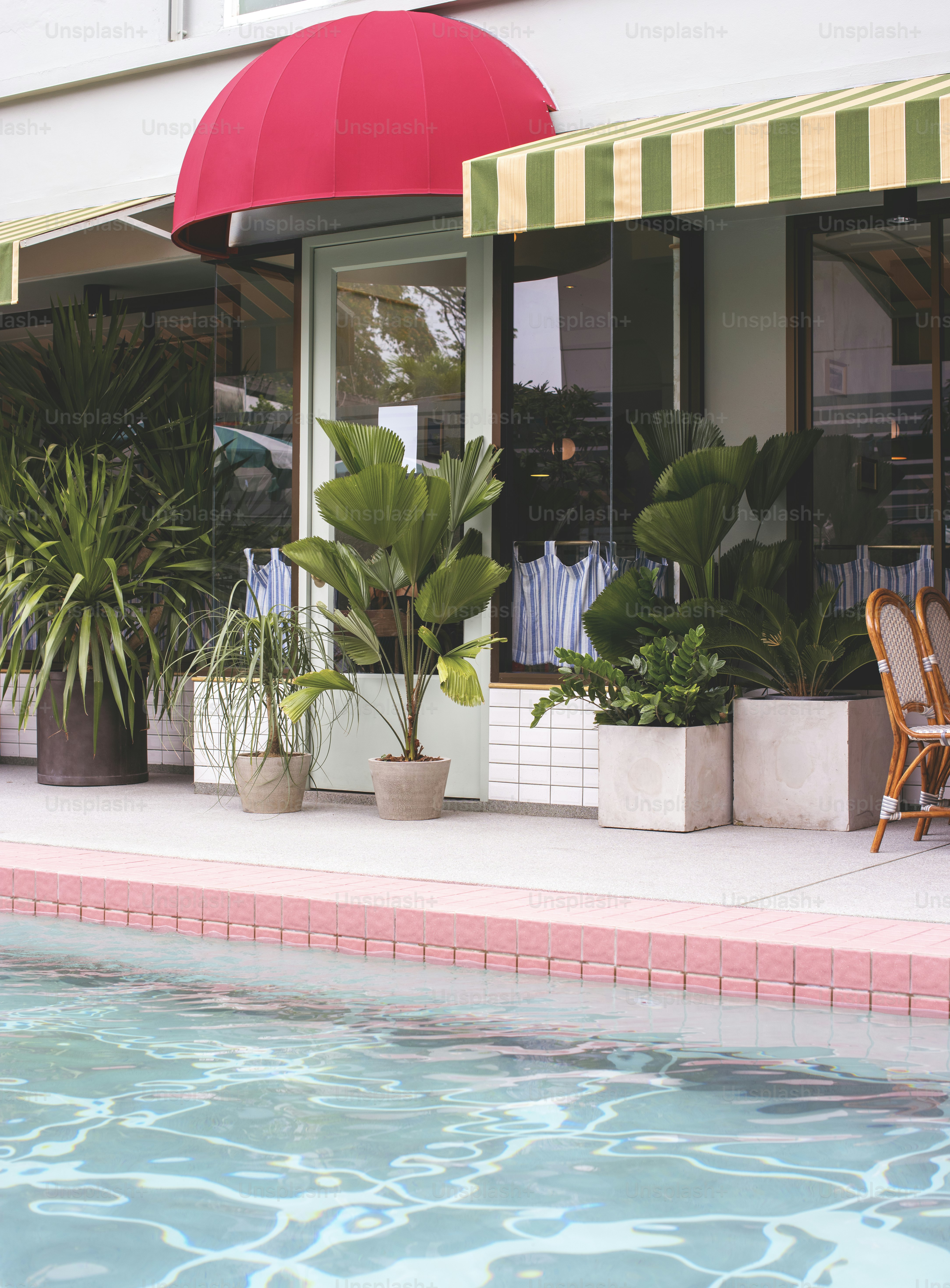 Piscina nel periodo estivo