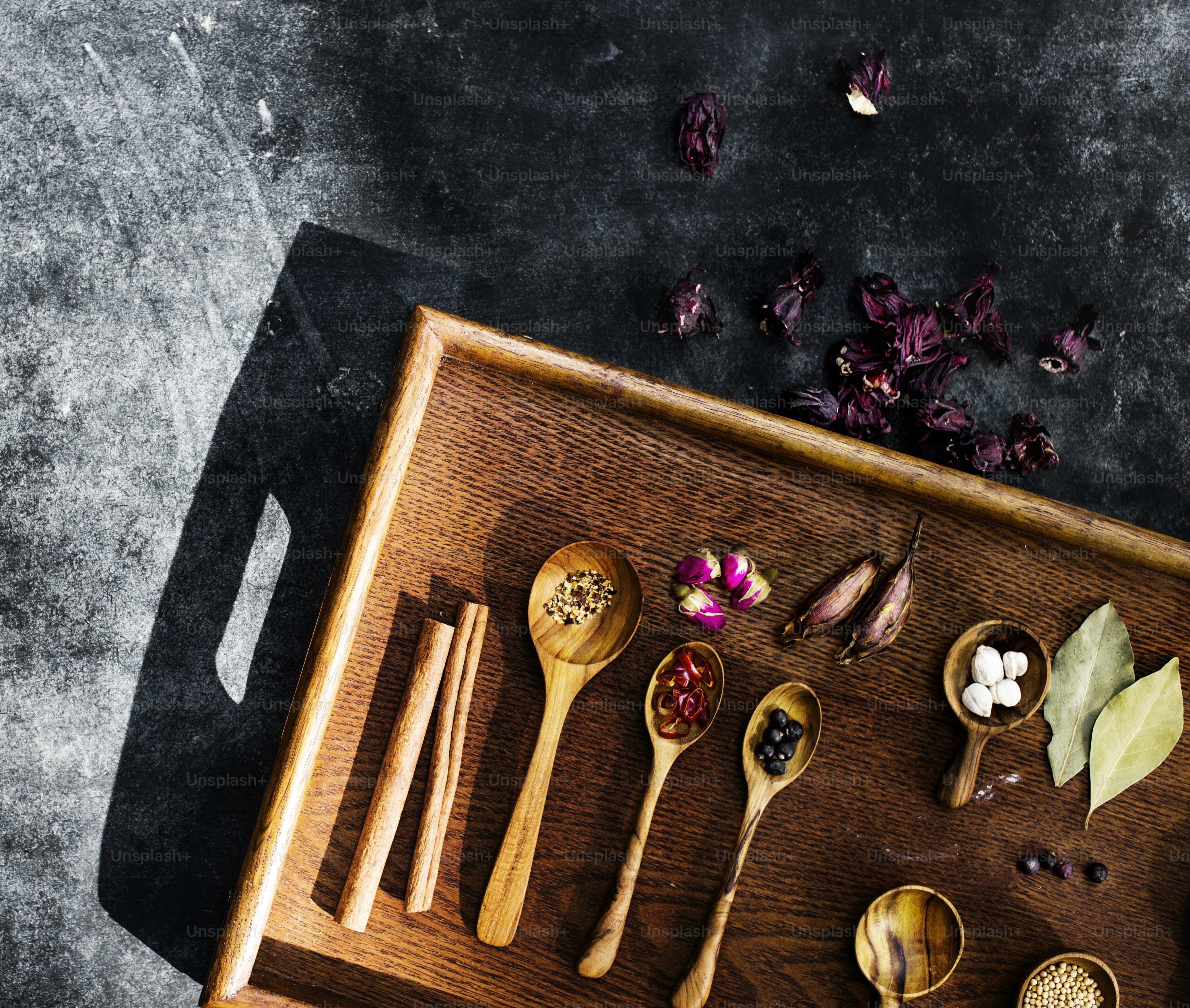 Variety of spice on grunge background photo – Thai food Image on Unsplash